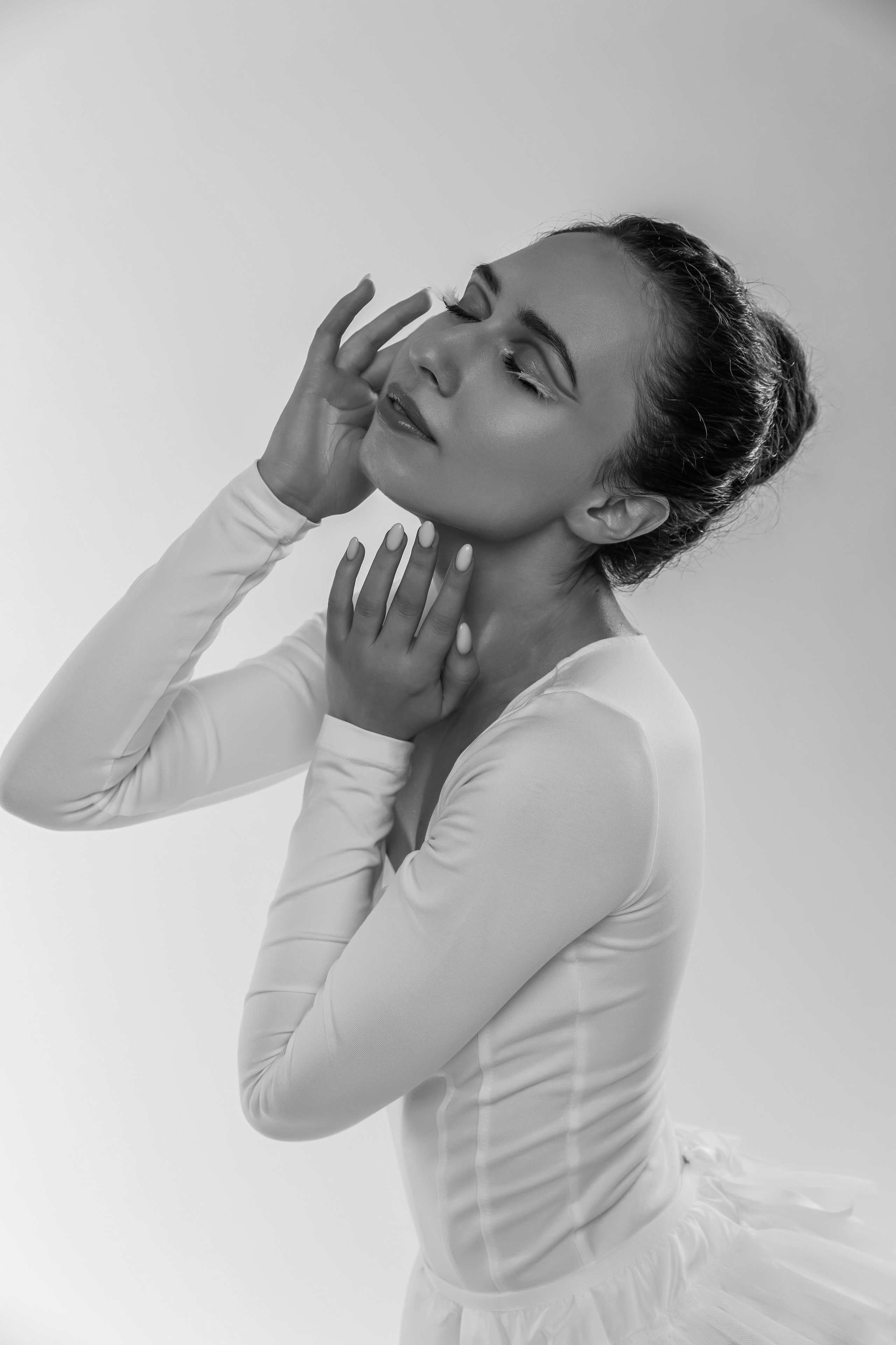 Женская фотосессия на циклораме. Семейный и женский фотограф в Москве Надежда Воробьева