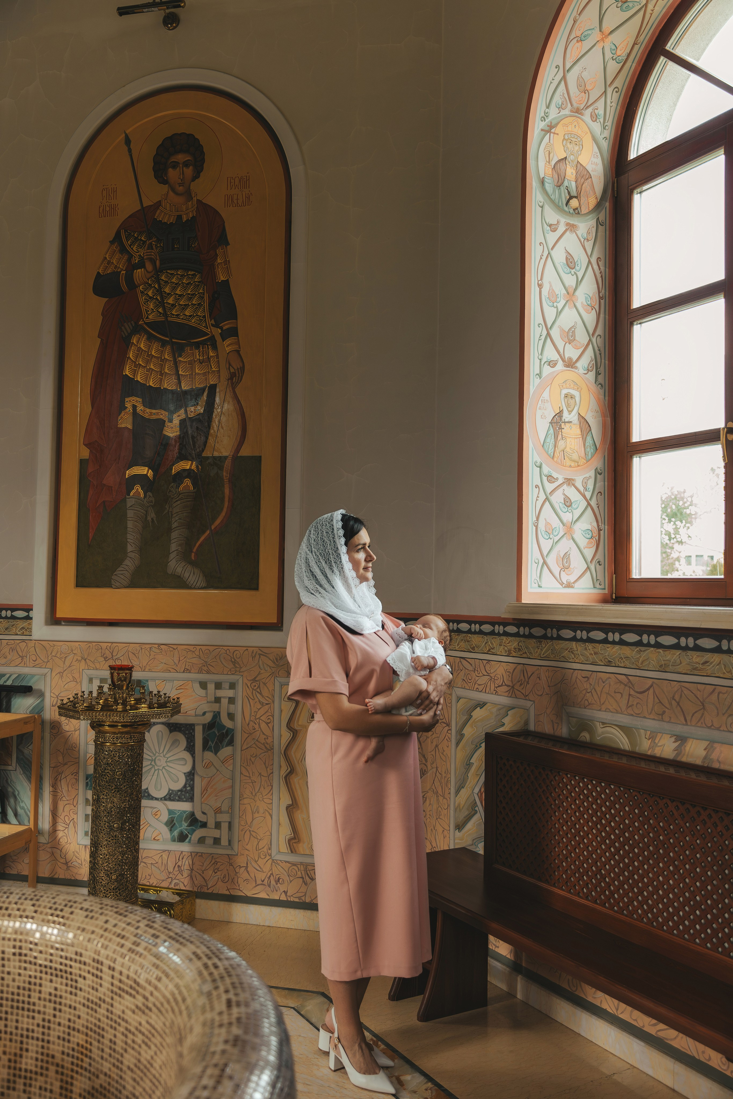 Репортажная съемка Крещения в Москве и области. Семейный и женский фотограф в Москве Надежда Воробьева