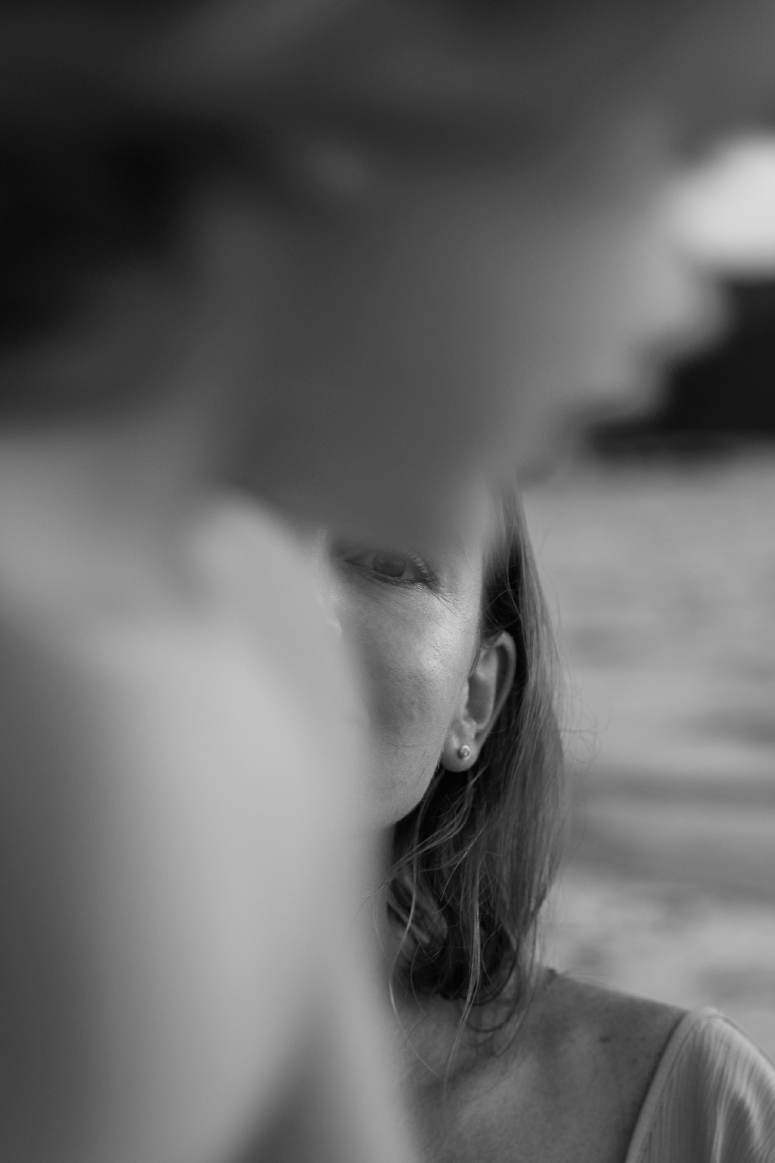 Съёмка мамы с дочкой на море