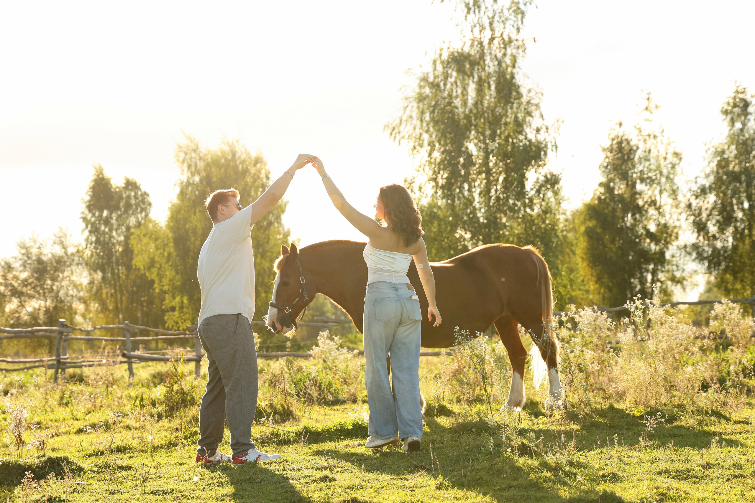 Валентин & Валерия. Конная прогулка. Свадебный и Event фотограф в Москве Бажина Ирина