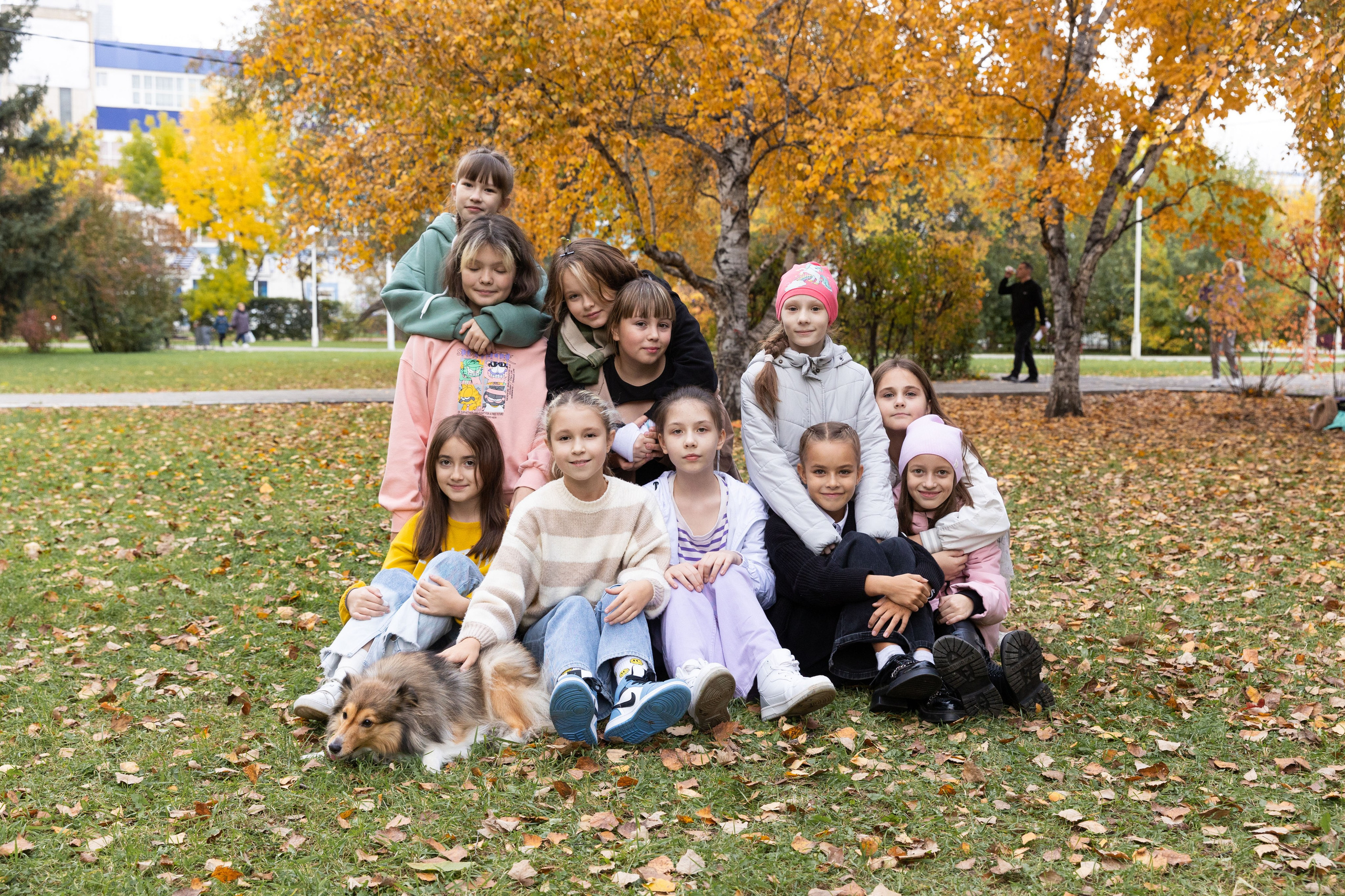 Осенняя фотосессия 4 Б. Семейный, детский, школьный фотограф в Благовещенске Яна Белоусова