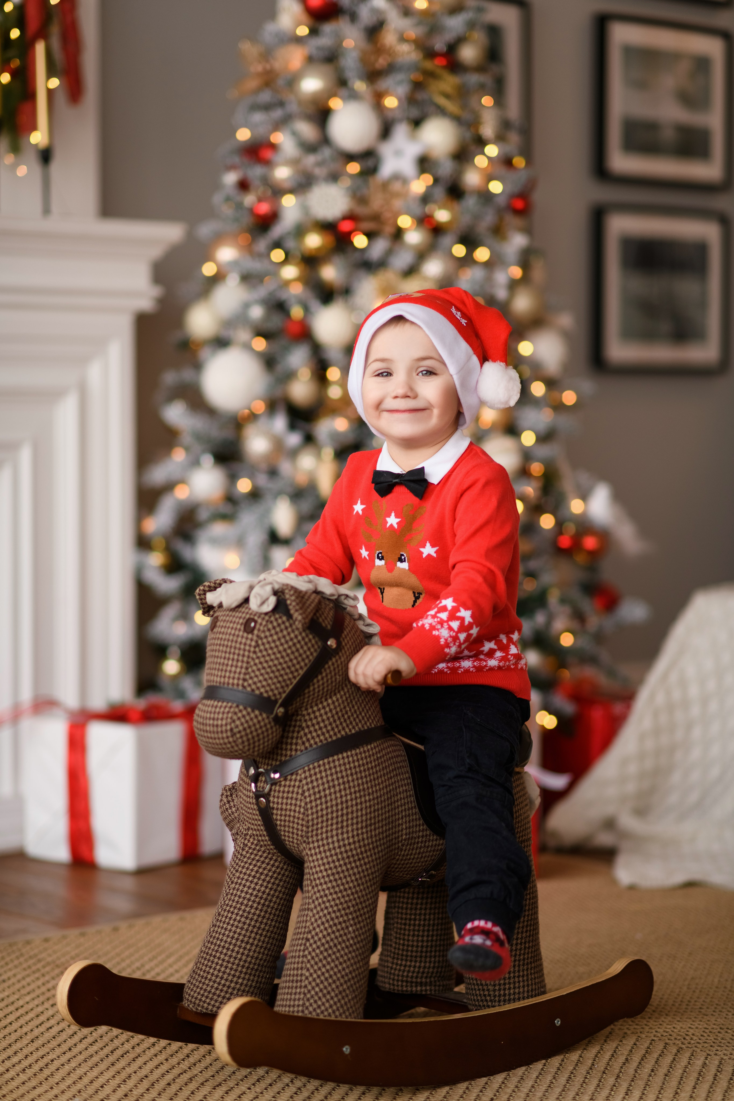 Семейная новогодняя для Ирины, Артура и Максима. Свадебный и семейный фотограф в Санкт-Петербурге Олеся Еремеева