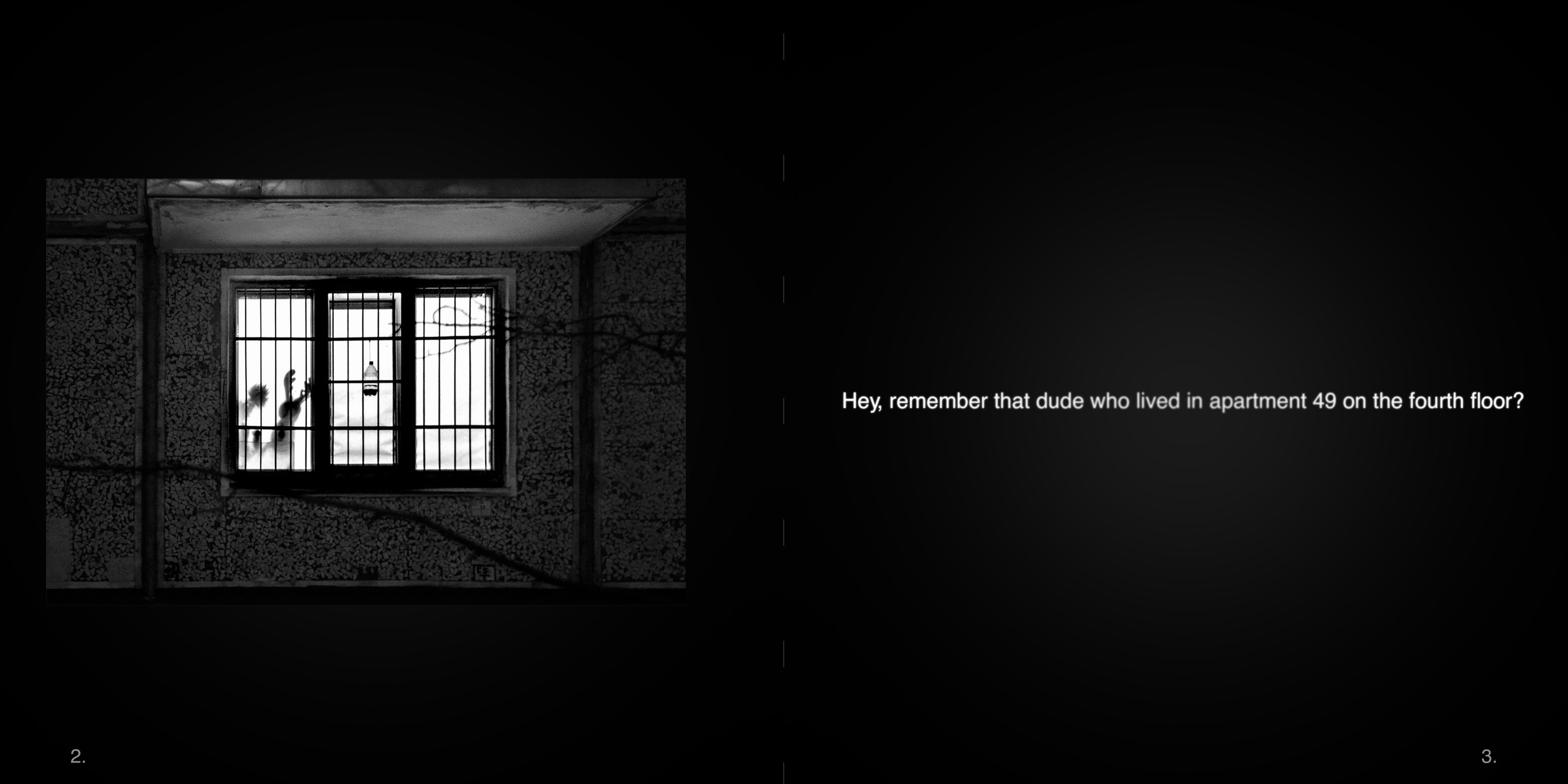 A visual poem about the influence of ghosts on our everyday life. Alexandr Staub Multidisciplinary artist