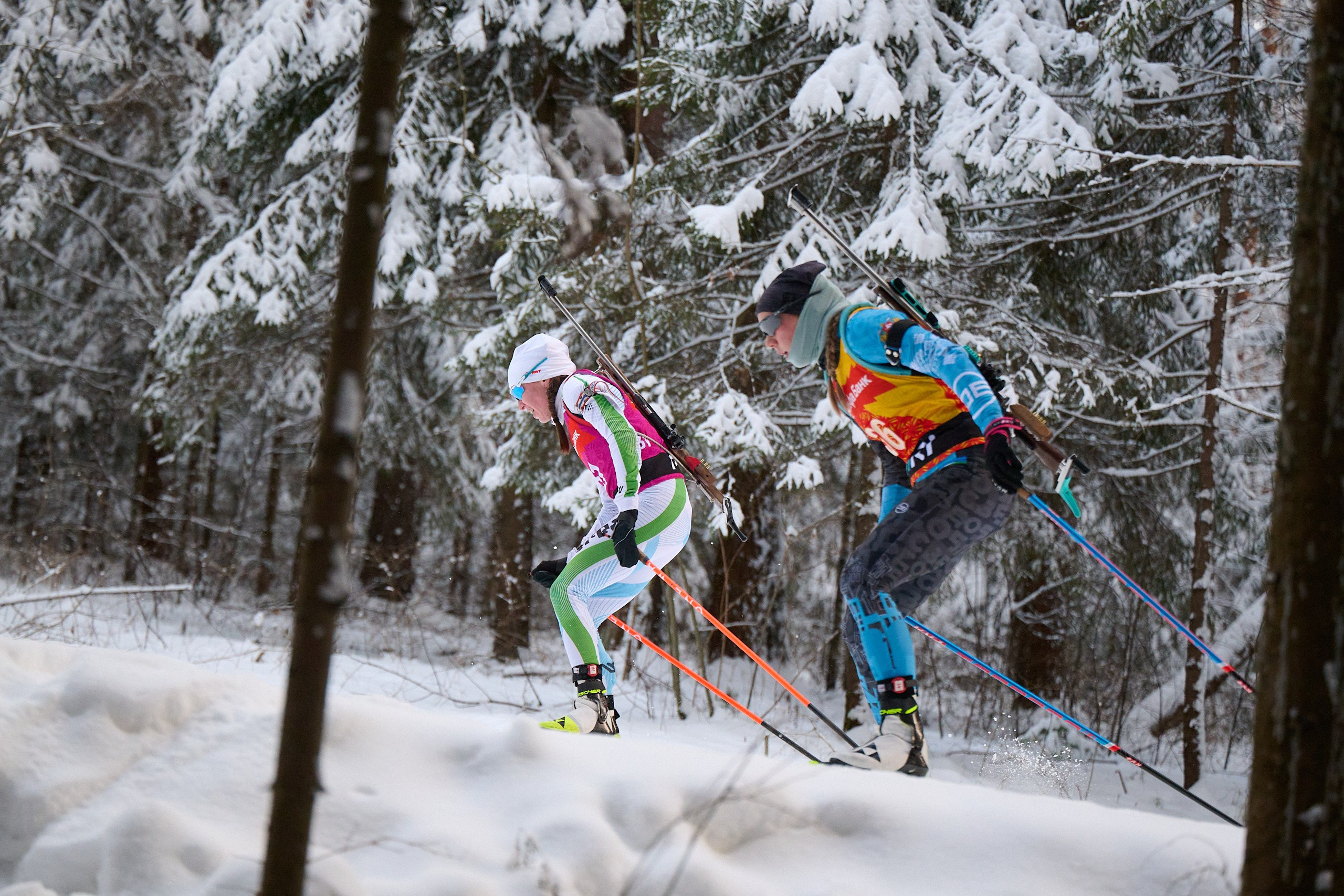 Ижевская Винтовка 55. Спринт. Женщины. Спортивный репортажный фотограф в Ижевске Сергей Мерзляков