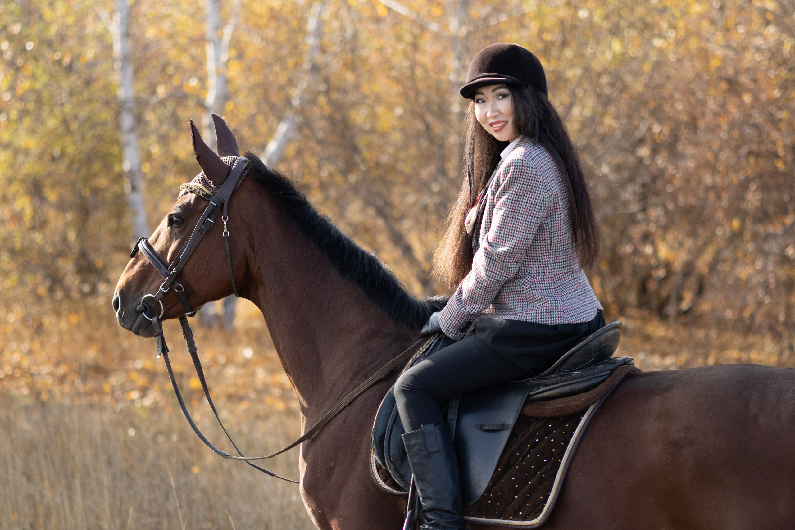 Съемка с лошадью. Фотограф Якутск Зоя Николаева