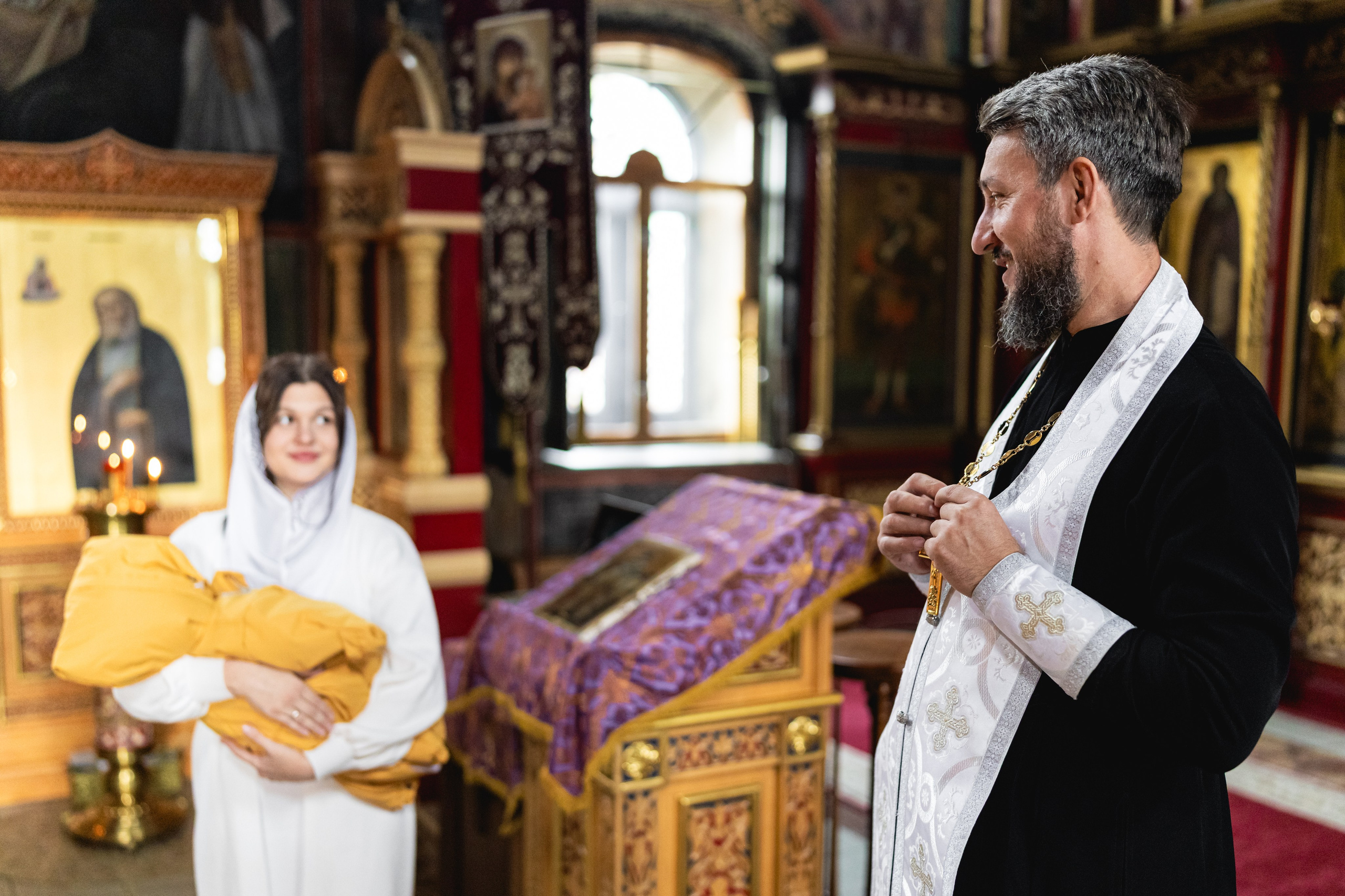 Крещение Михаила. Уникальный фотограф на крещение и венчание. Москва