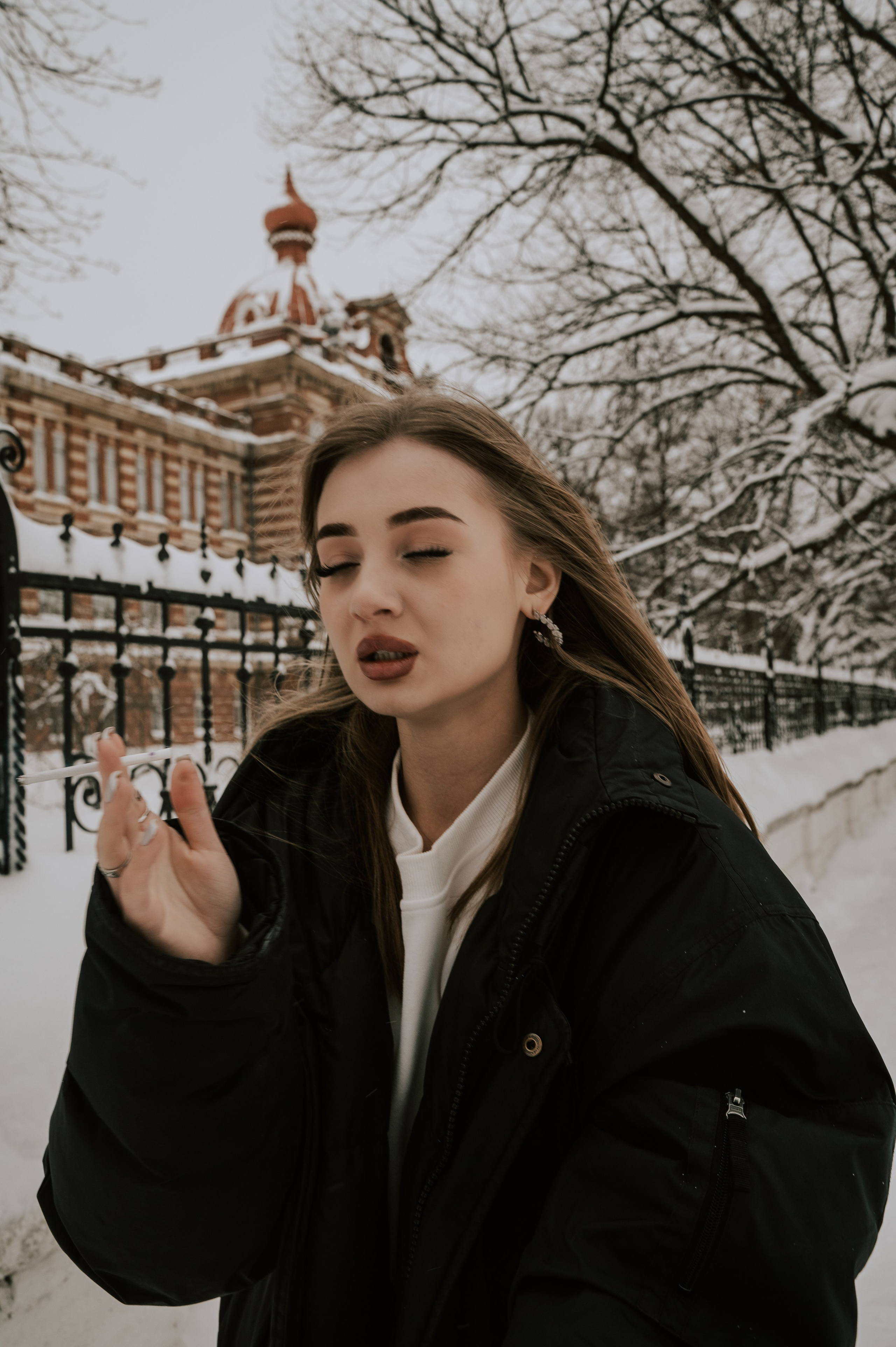 Индивидуальная съёмка для Аделины зима. Фотограф/видеограф Богдан Голованов