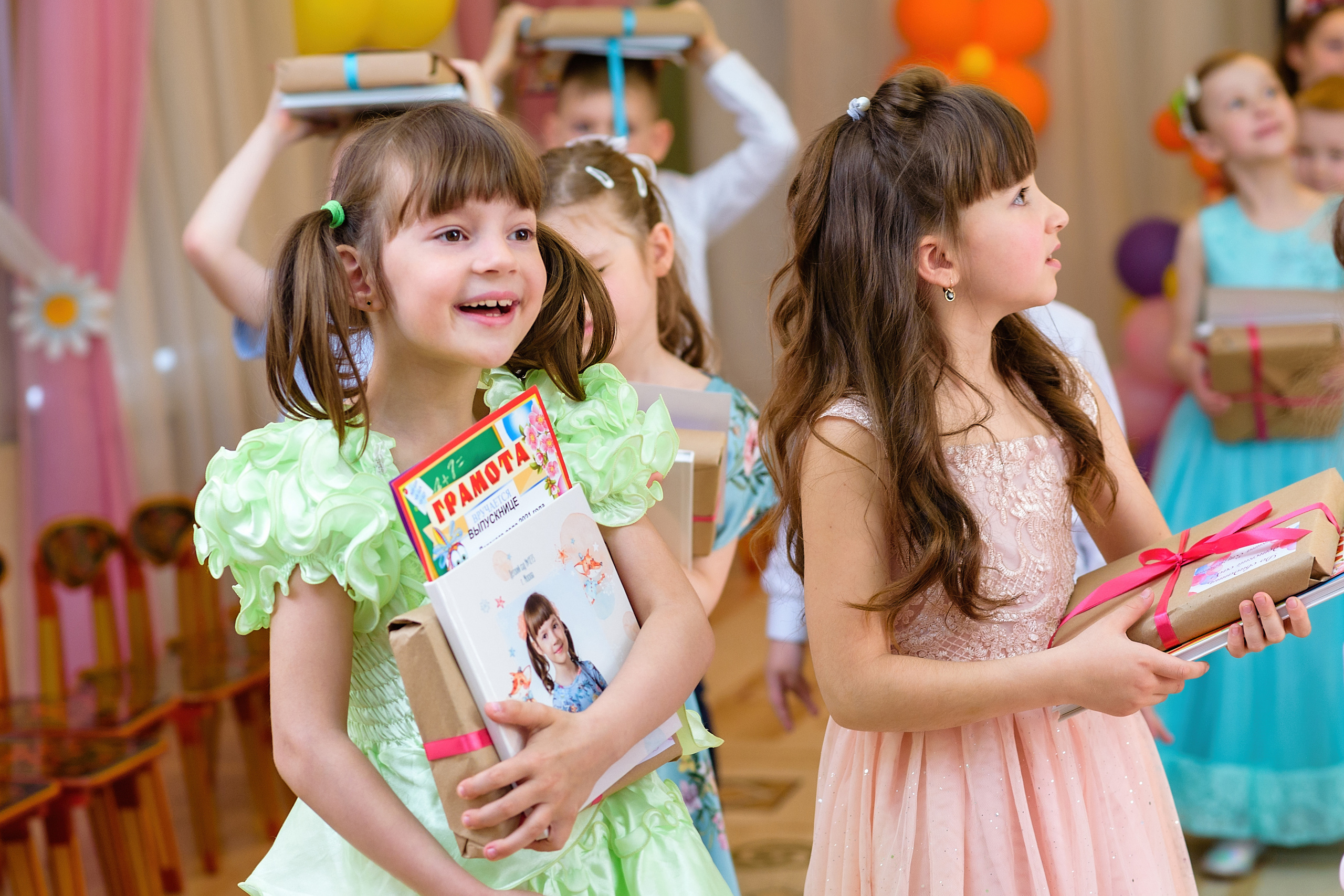 Фотосъёмка выпускного утренника в детском саду. Выпускные альбомы в Москве фотограф Алина Пащук