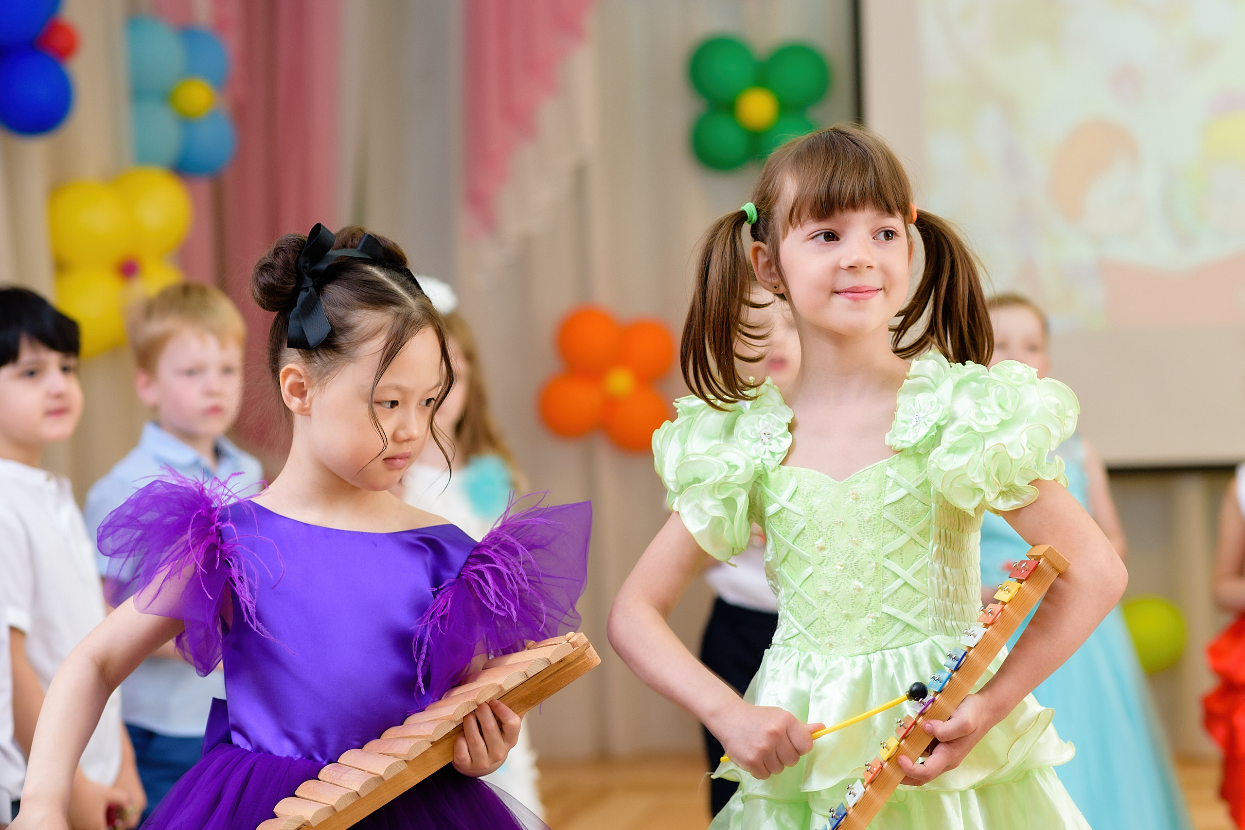 Фотосъёмка выпускного утренника в детском саду. Выпускные альбомы в Москве фотограф Алина Пащук