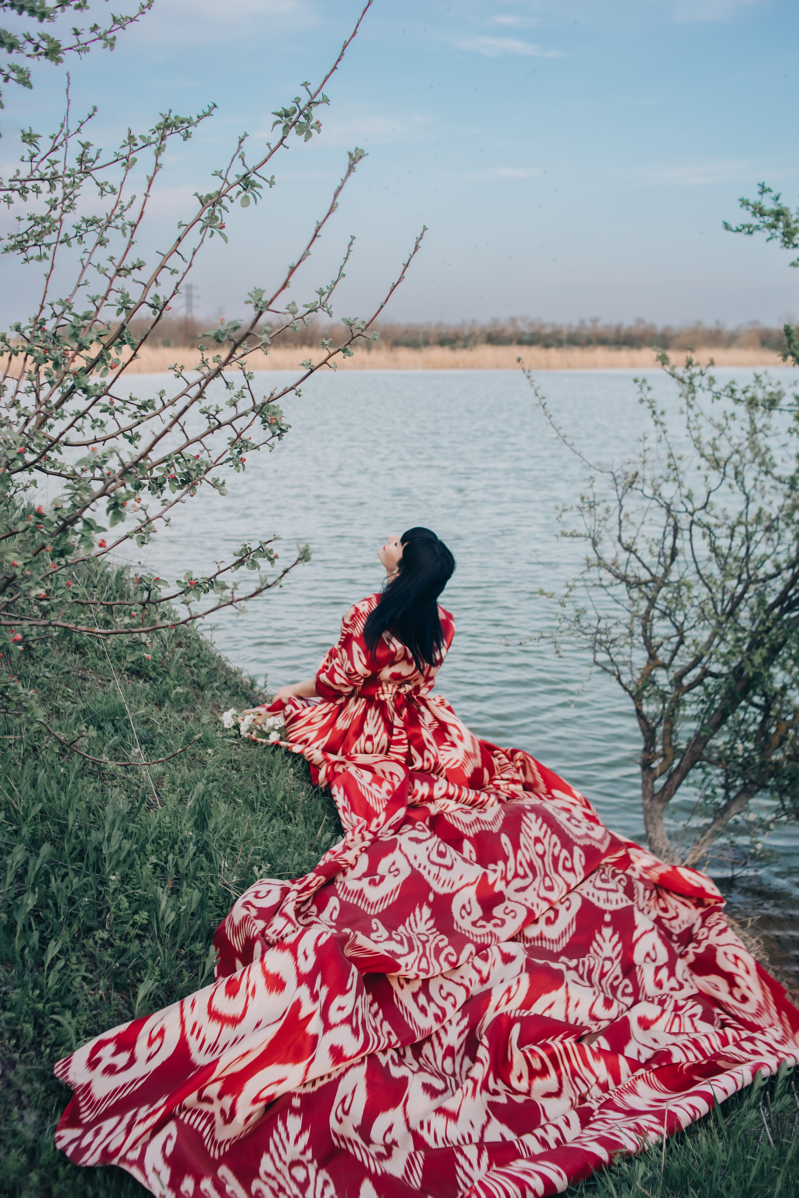 Фотосессия в платье со шлейфом. Свадебный и семейный фотограф в Краснодарском крае Мария Данилкина