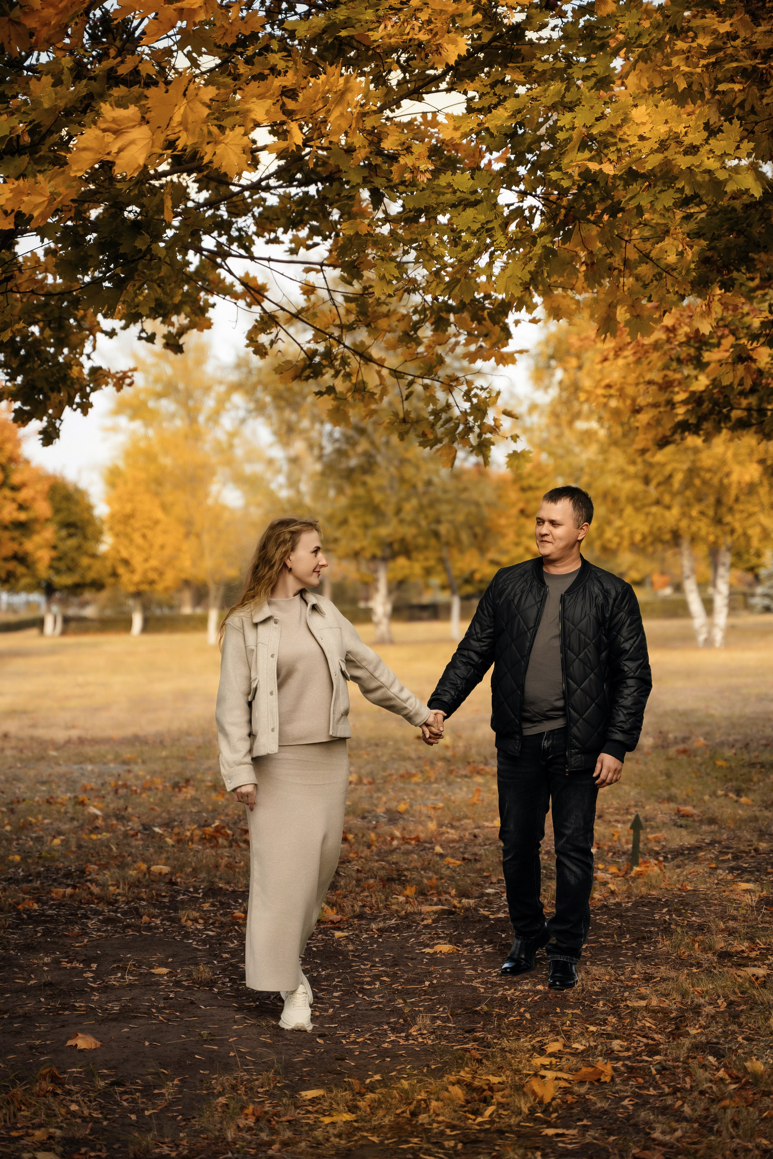 Осенняя фотосессия в стиле Love Story. Семейный фотограф в Белгороде Амелина Алина