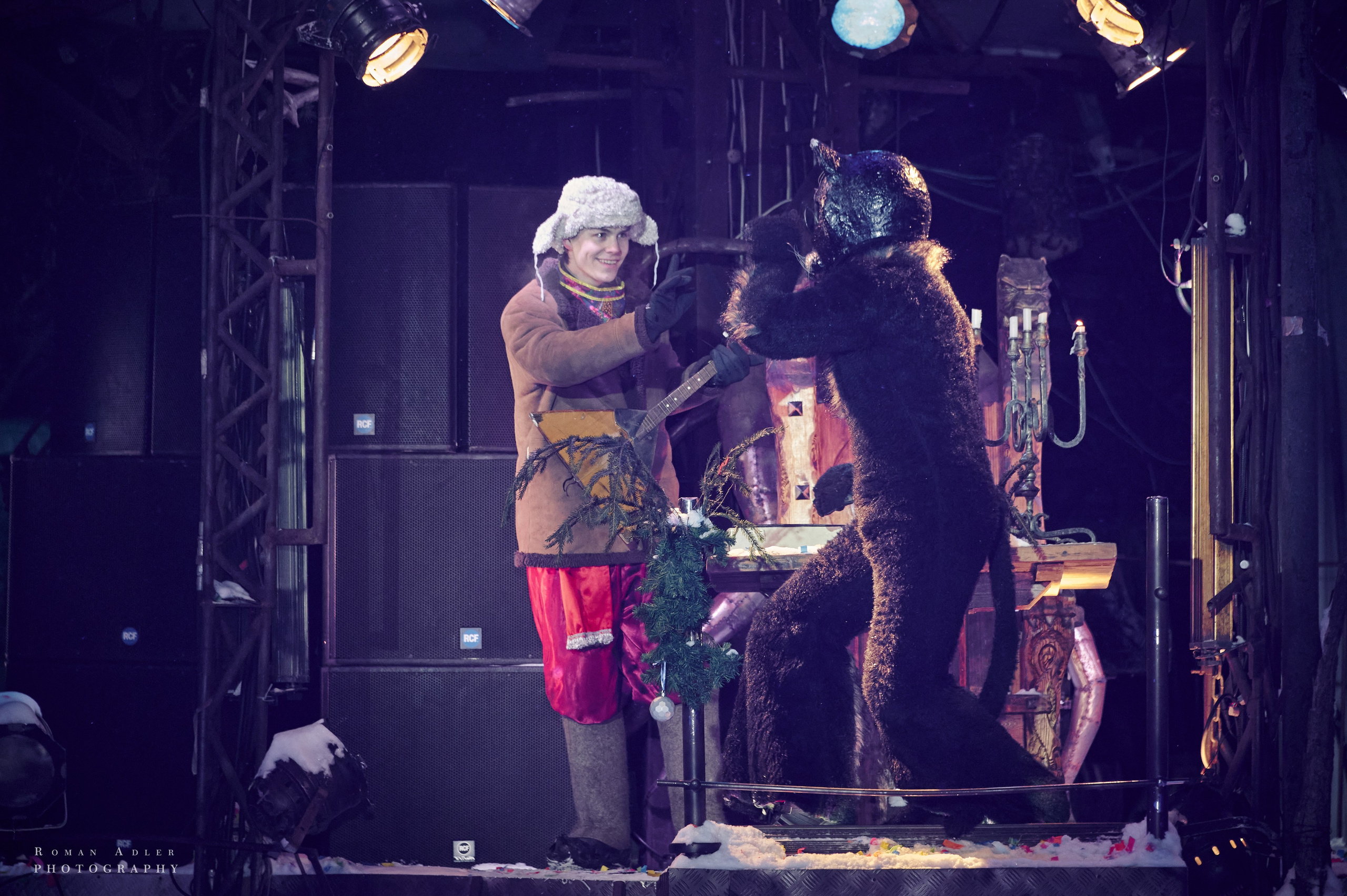 Новогодняя сказка от Ночных волков. Фотограф Роман Адлер