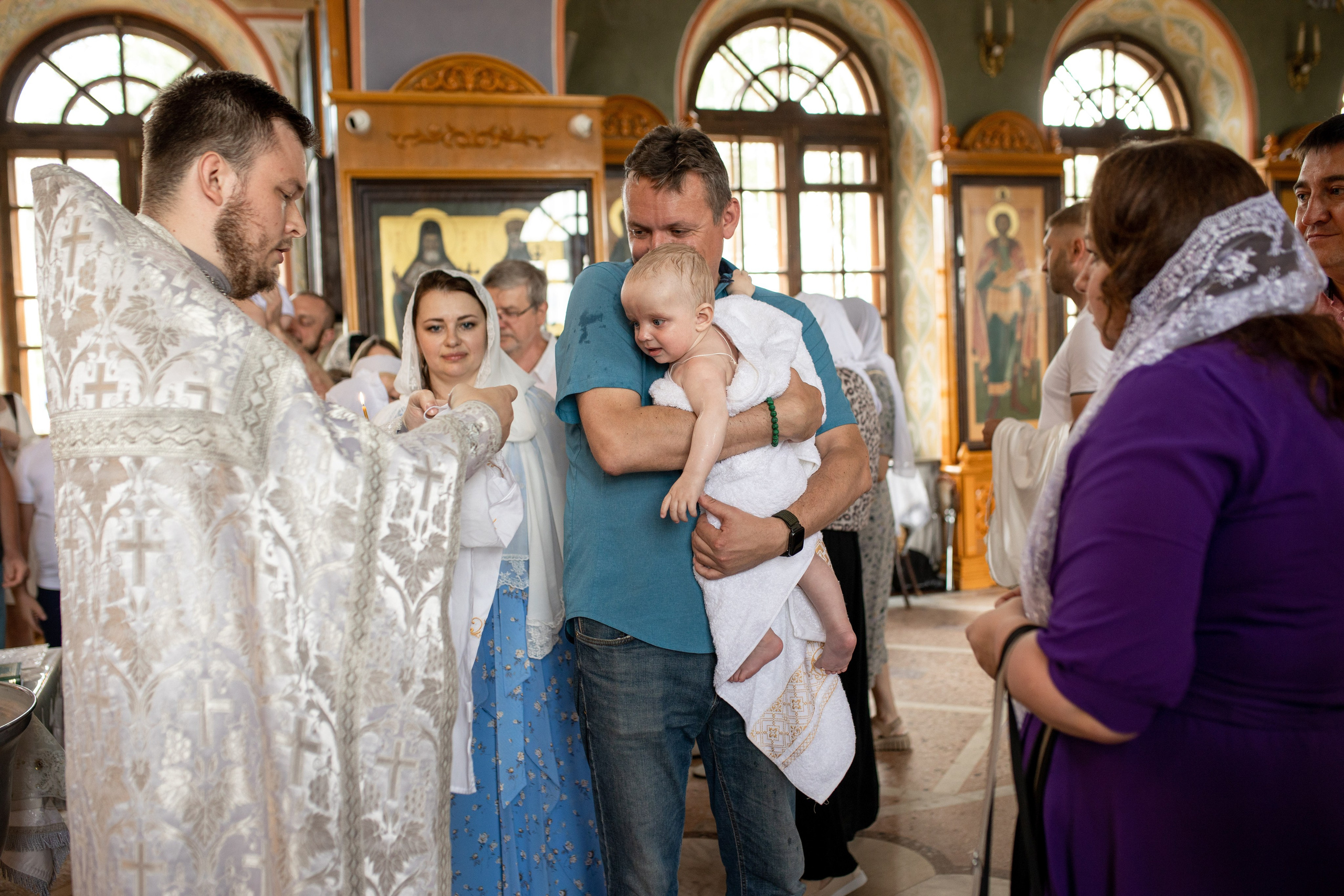 Таинство Крещения Вити. Фотограф в Железнодорожном и Балашихе