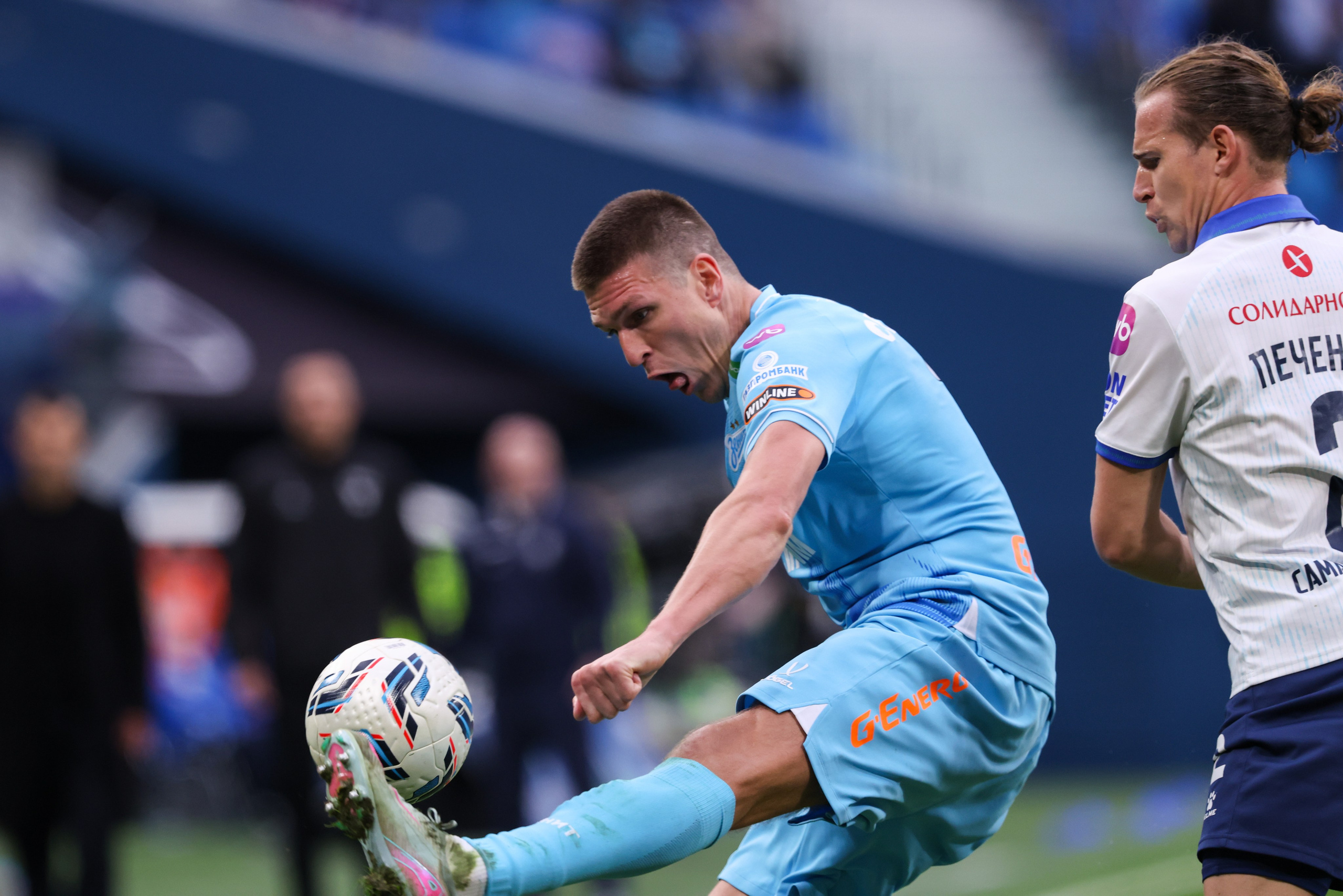 ФК «Зенит» — ФК «Крылья советов». Спортивный и репортажный фотограф Антон Тереханов