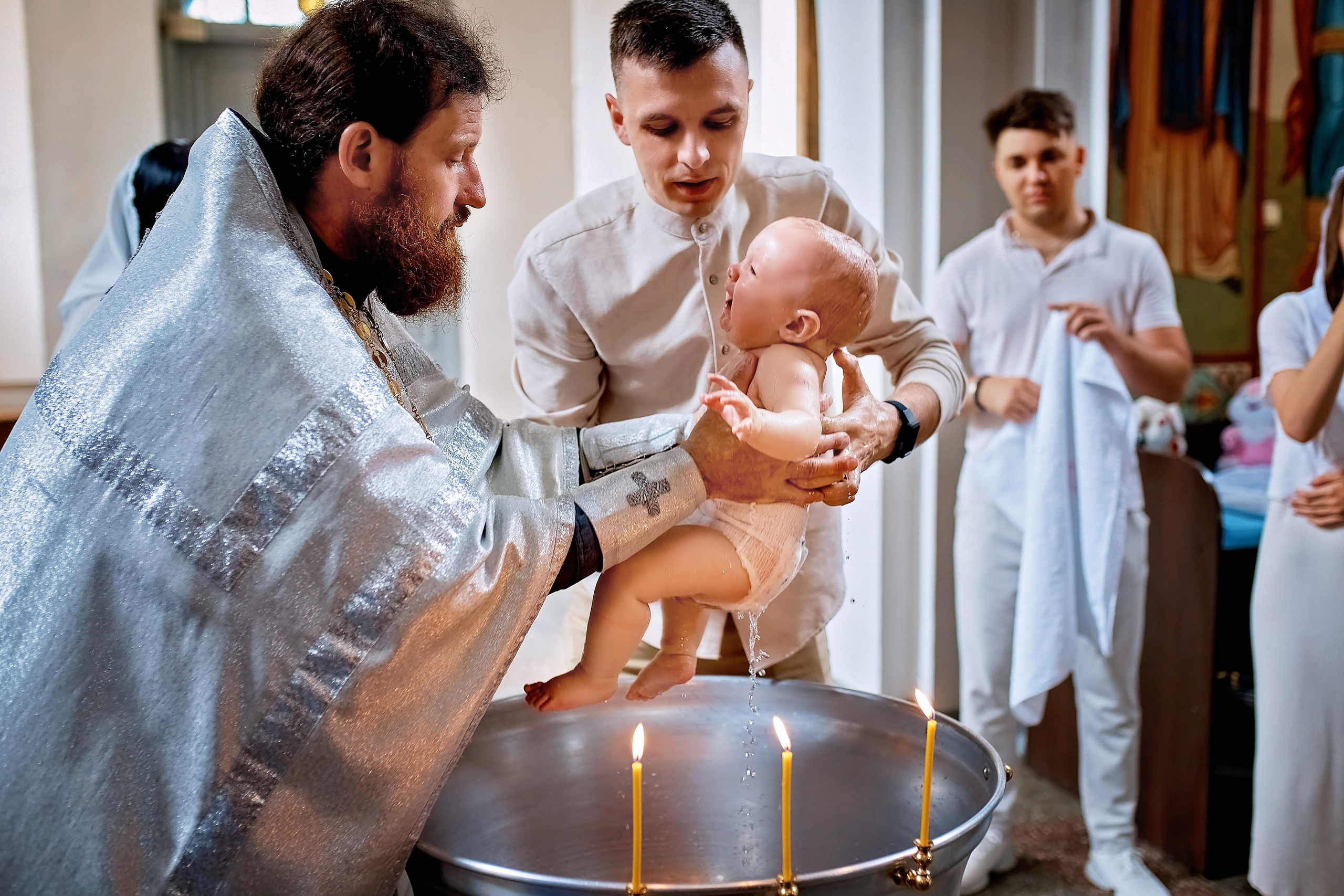 Таинство Крещения Александро-Невский храм. Фотограф на Крещение и Венчание в Барнауле