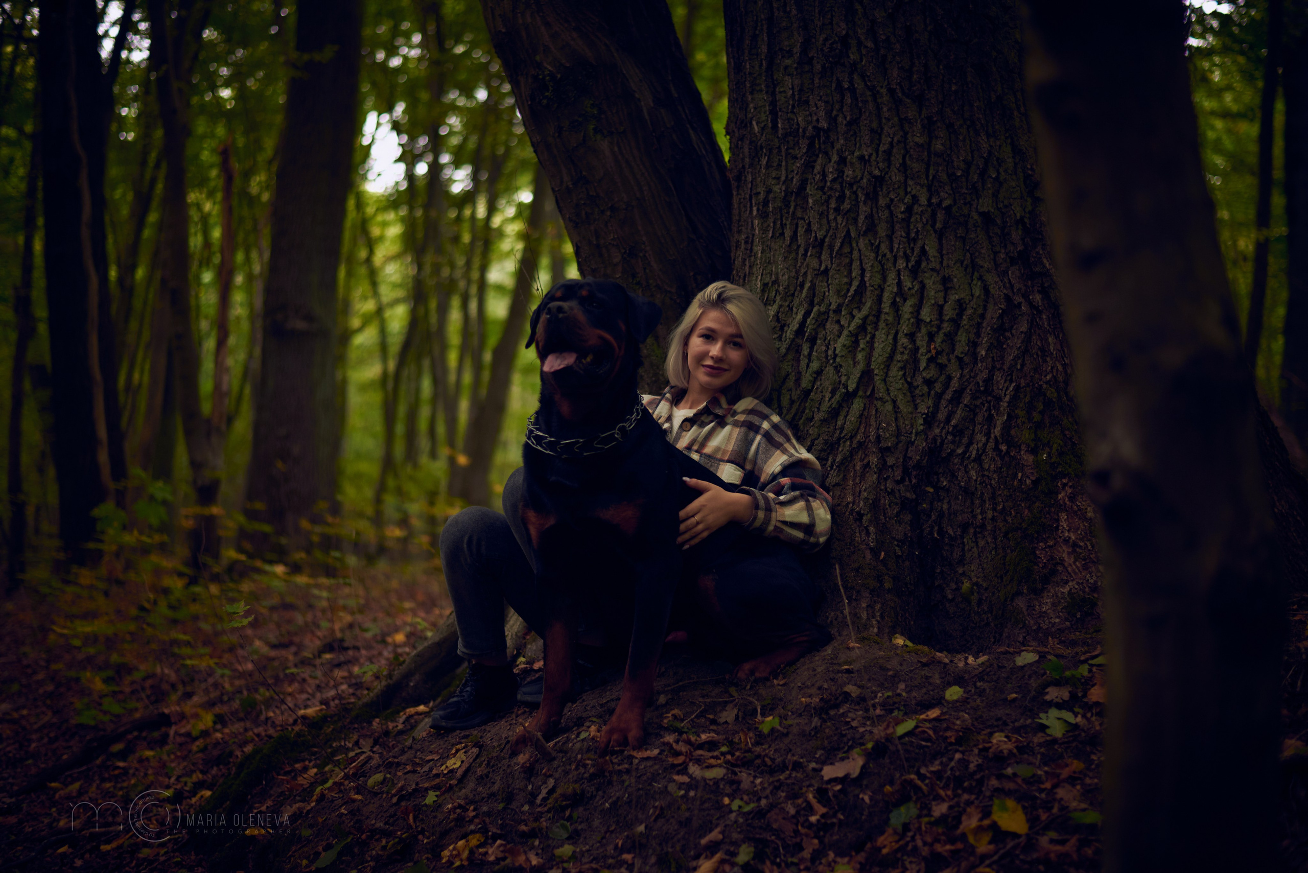 Прогулка с собакой. Фотограф Мария Оленева