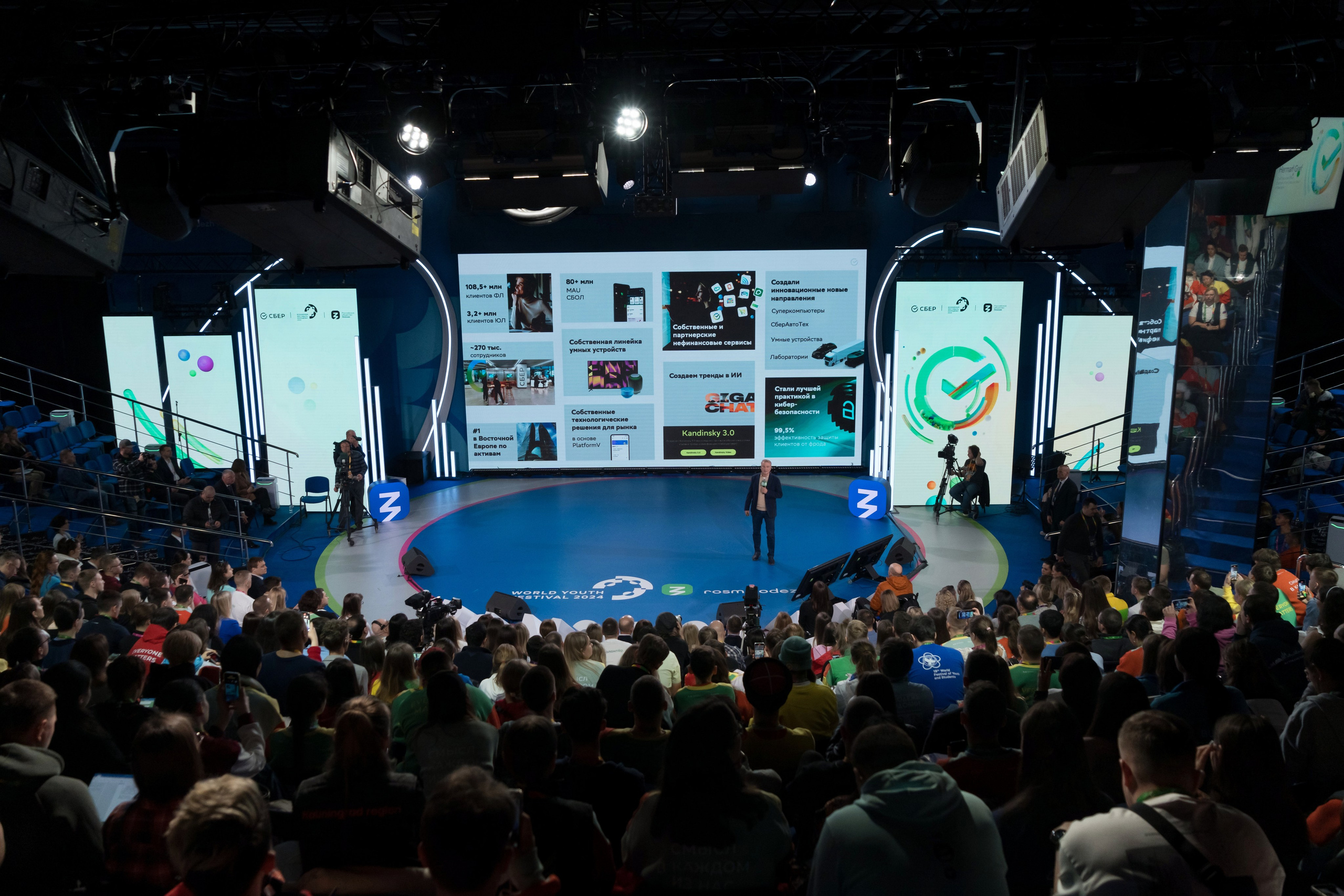 Герман Греф на Всемирном Фестивале Молодежи 2024. Репортажный фотограф в Красной Поляне и Сочи Павлюченко Екатерина