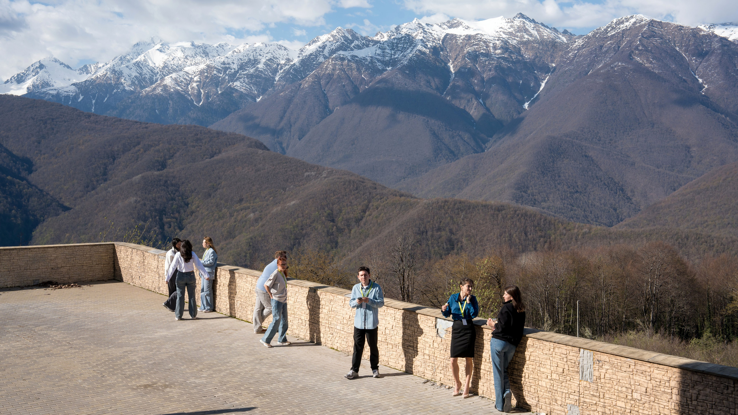 Тренинг для компании S7 Airlines в Красной Поляне. Репортажный фотограф в Красной Поляне и Сочи Павлюченко Екатерина