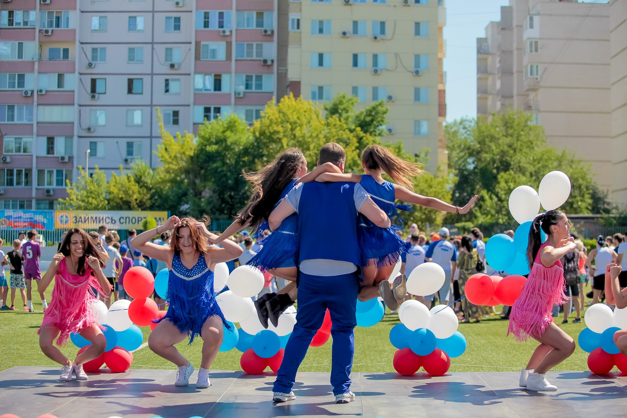 День Физкульт. Максим Матвийченко и Виктория Басова профессионалы своего дела