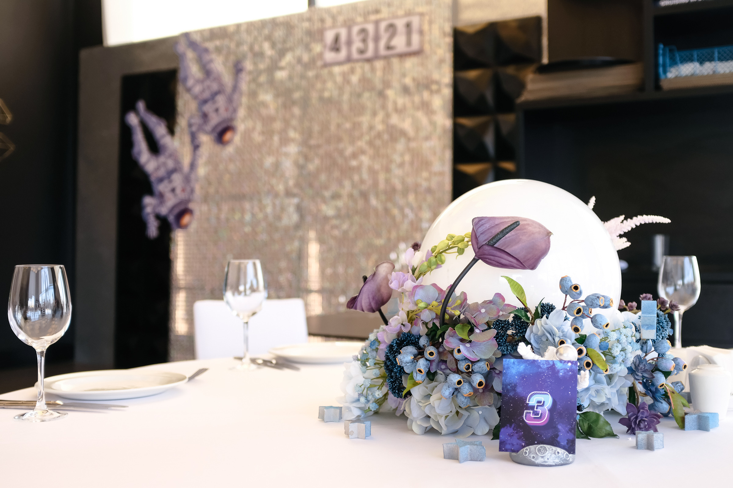 Space Wedding — декор LOOK in DEKOR. Репортаж — Бэки — Портреты. Москва, СПб. Алексей Назаров