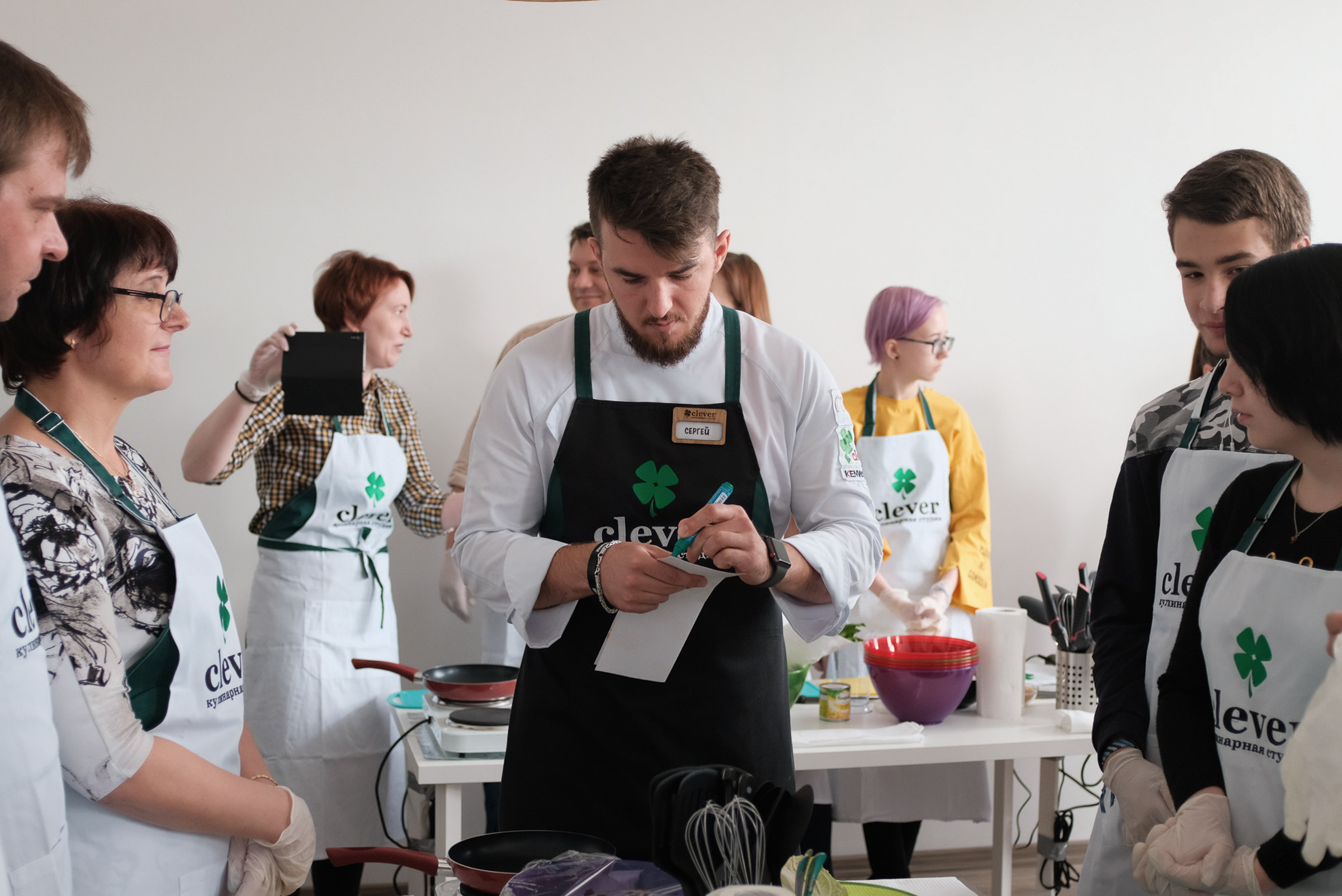 Кулинарный мастер-класс. Репортаж — Бэки — Портреты. Москва, СПб. Алексей Назаров