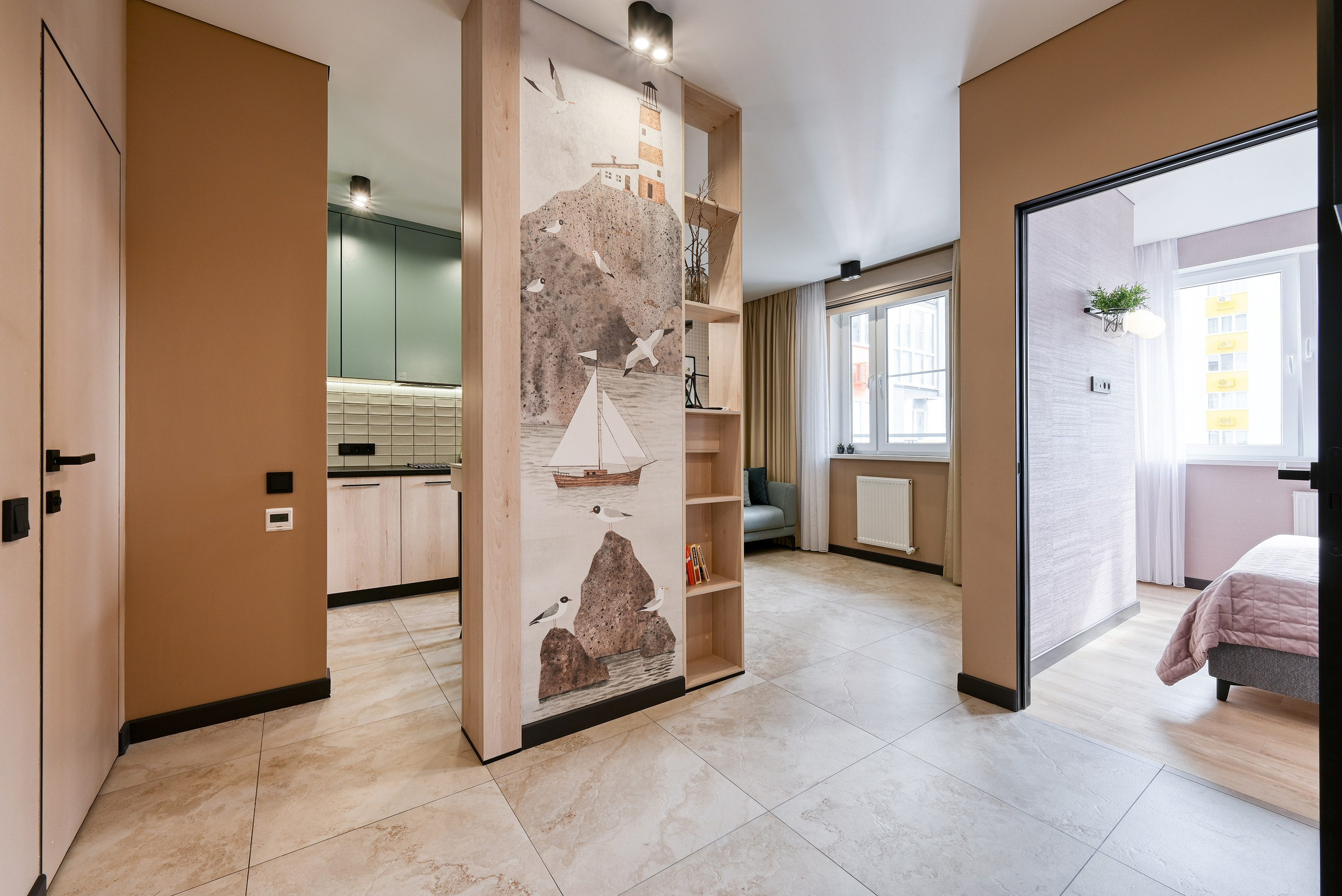 Интерьерная фотосъемка квартиры в ЖК Фрукты. Интерьерный фотограф в Сочи | Роман Сусленко