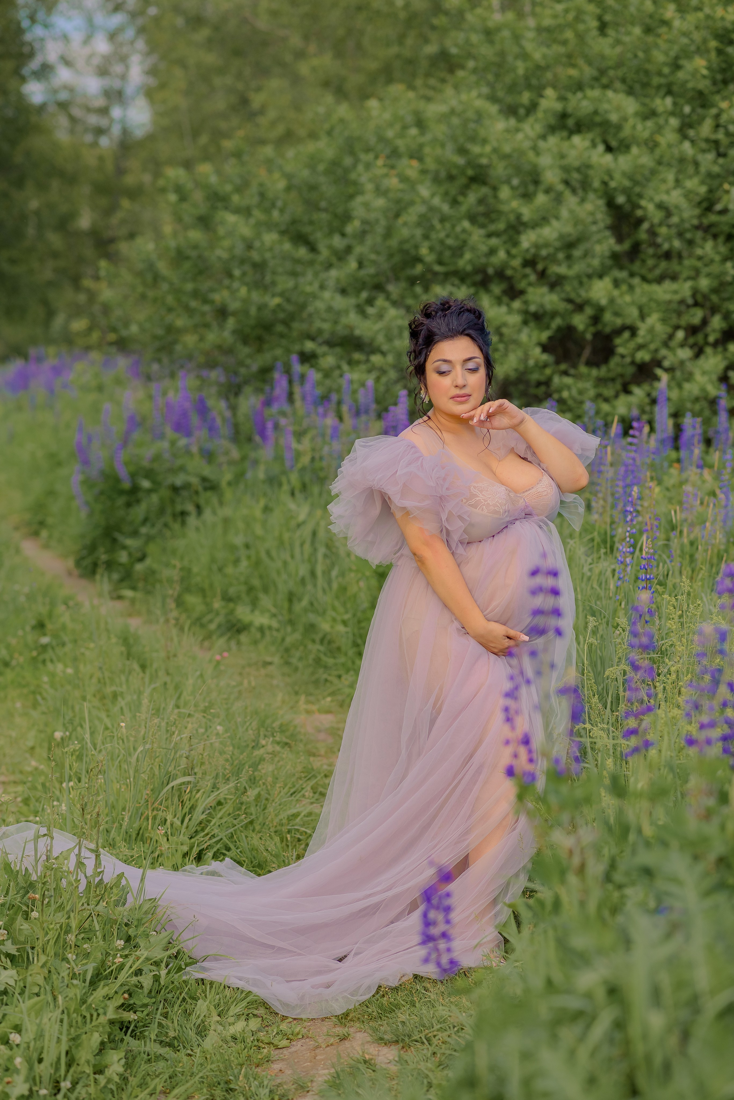 Люпиновое поле. Семейный фотограф в Рязани Мария Ермакова