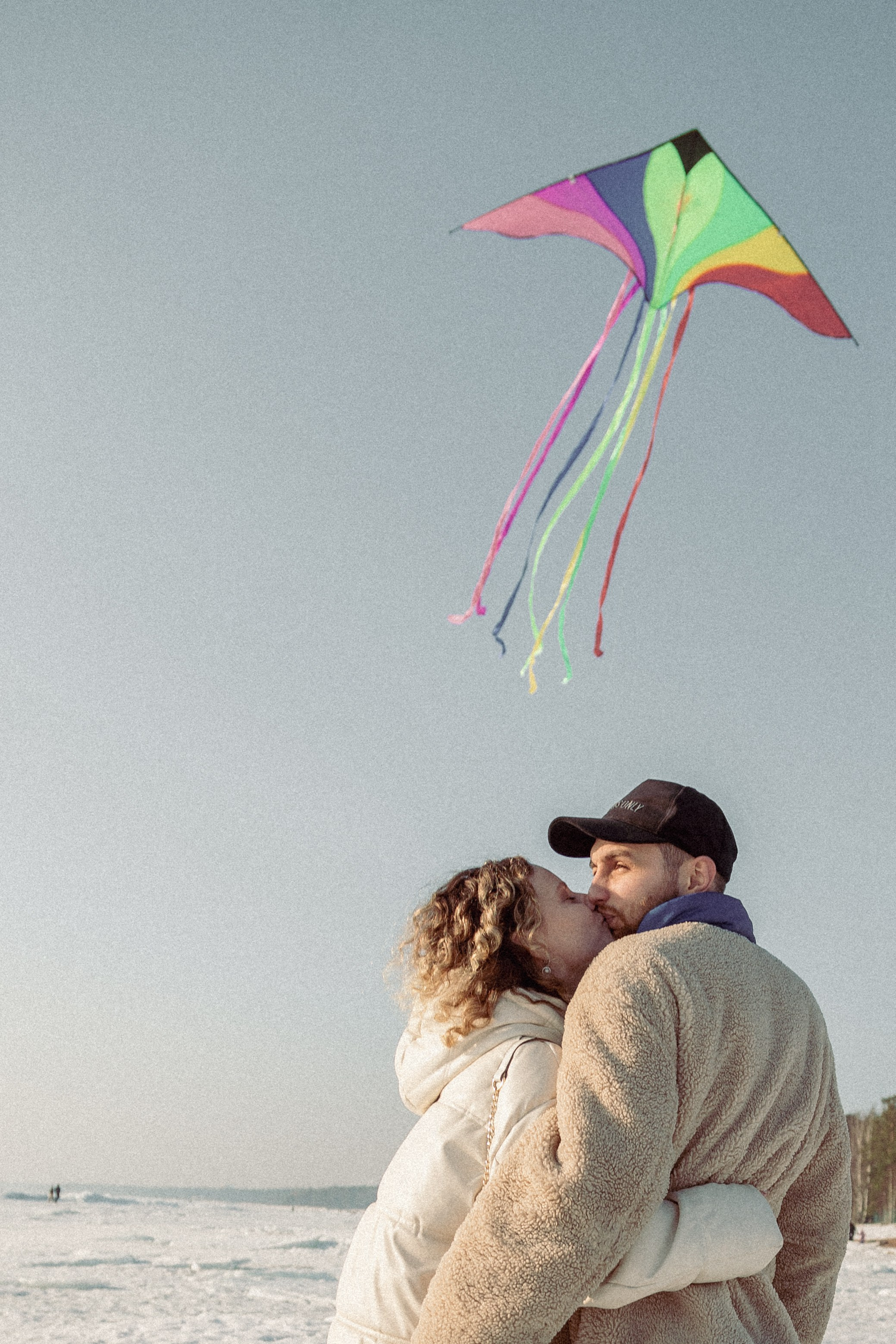 Зимняя фотосъемка пары: Андрея и Ани в Санкт-Петербурге