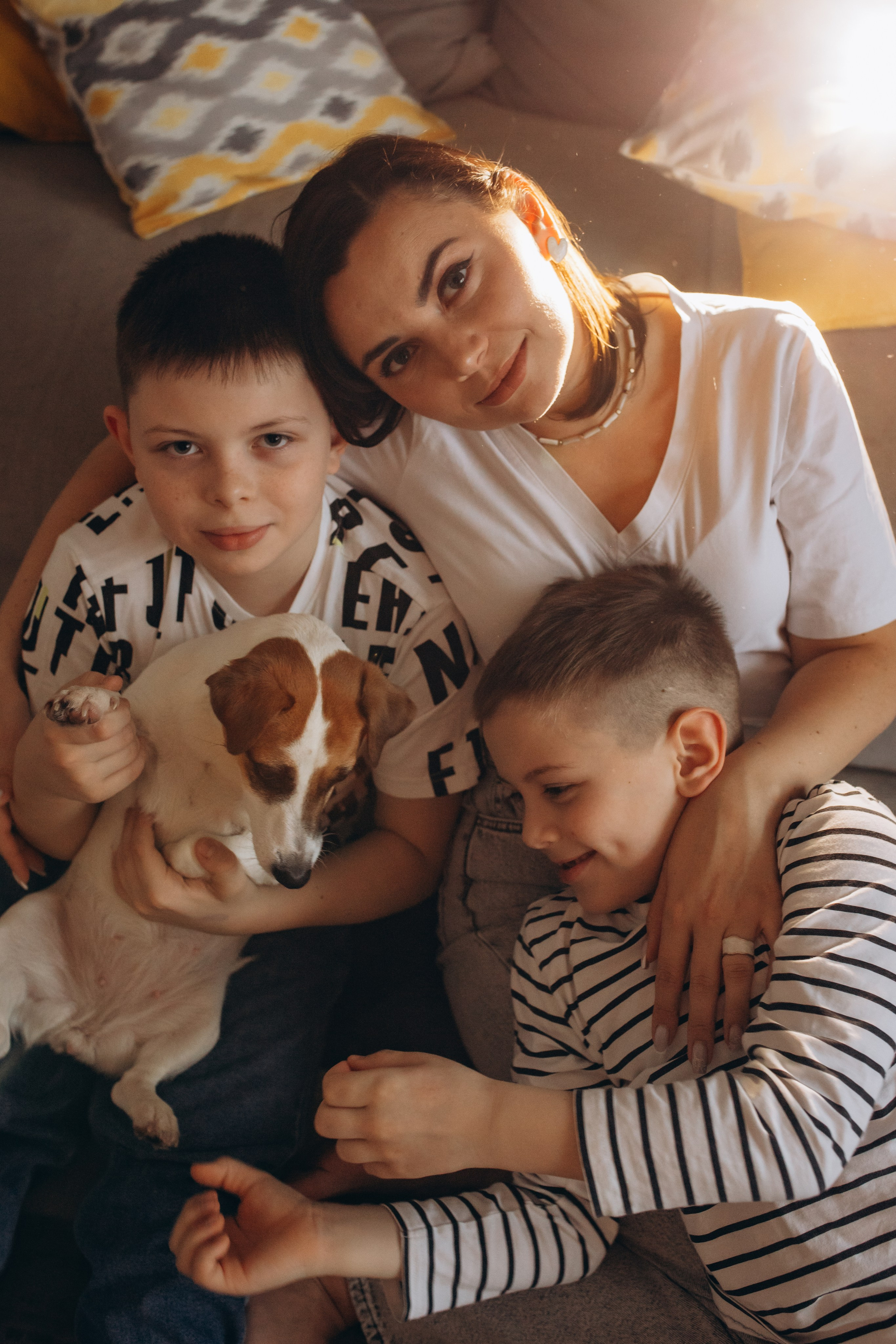 Татьяна, Захар, Миша. Семейный и домашний фотограф в Москве и МО Королева Валерия