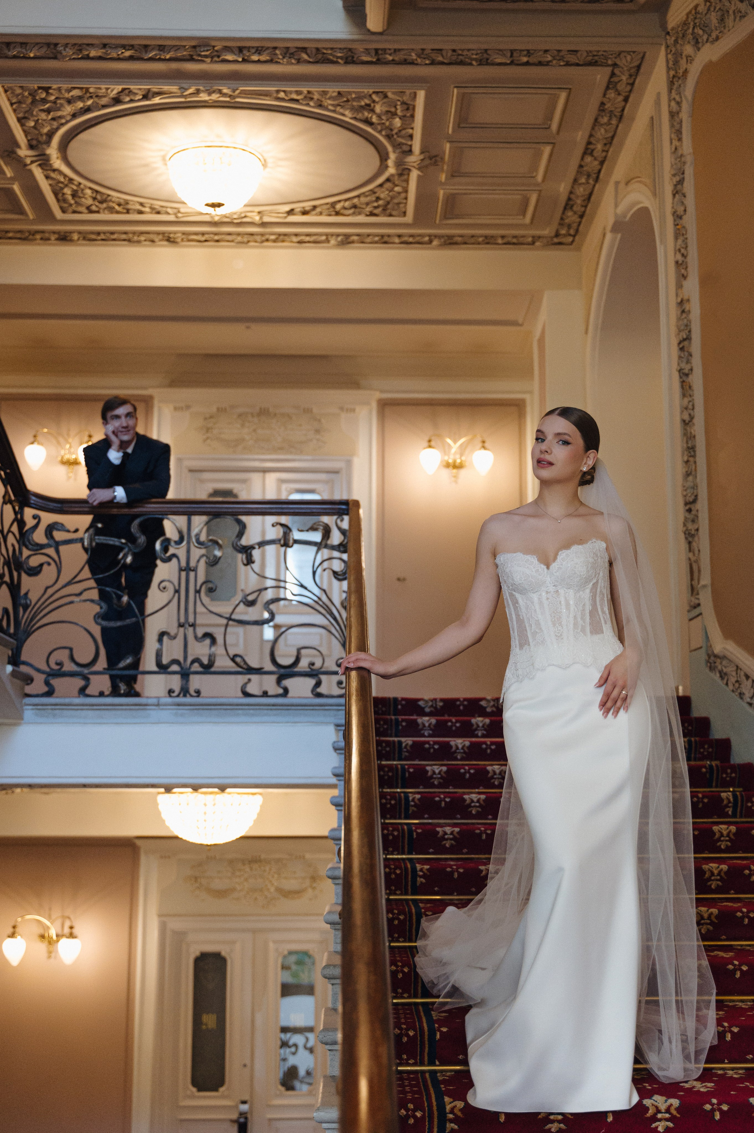 Дмитрий и Луиза. Гостиница Националь и ресторан Белуга. Свадебный фотограф Москва и Санкт-Петербург. Анастасия Чудина