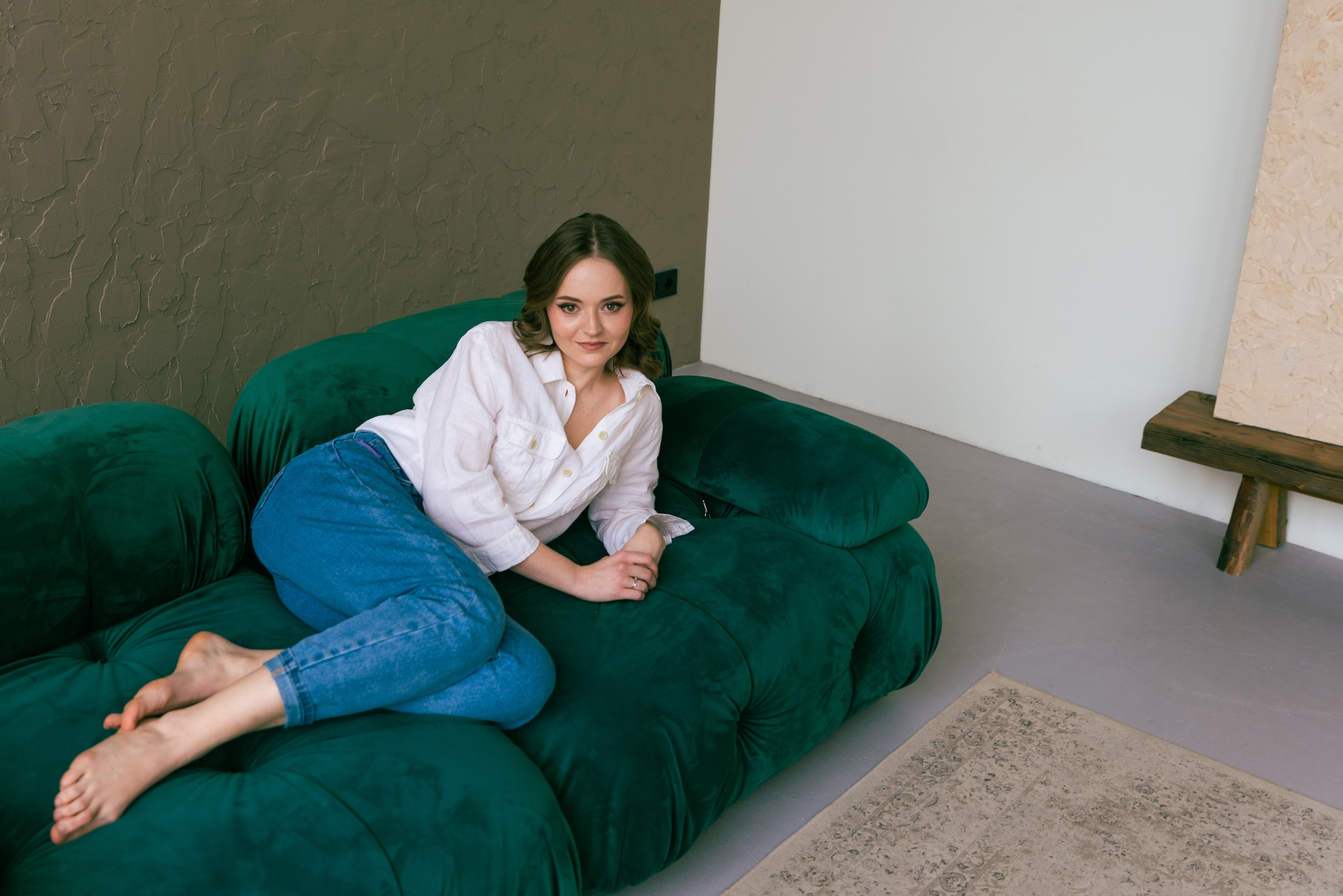 Алина, студия, естественный свет. Фотограф в Санкт-Петербурге Виктор Кудряшов