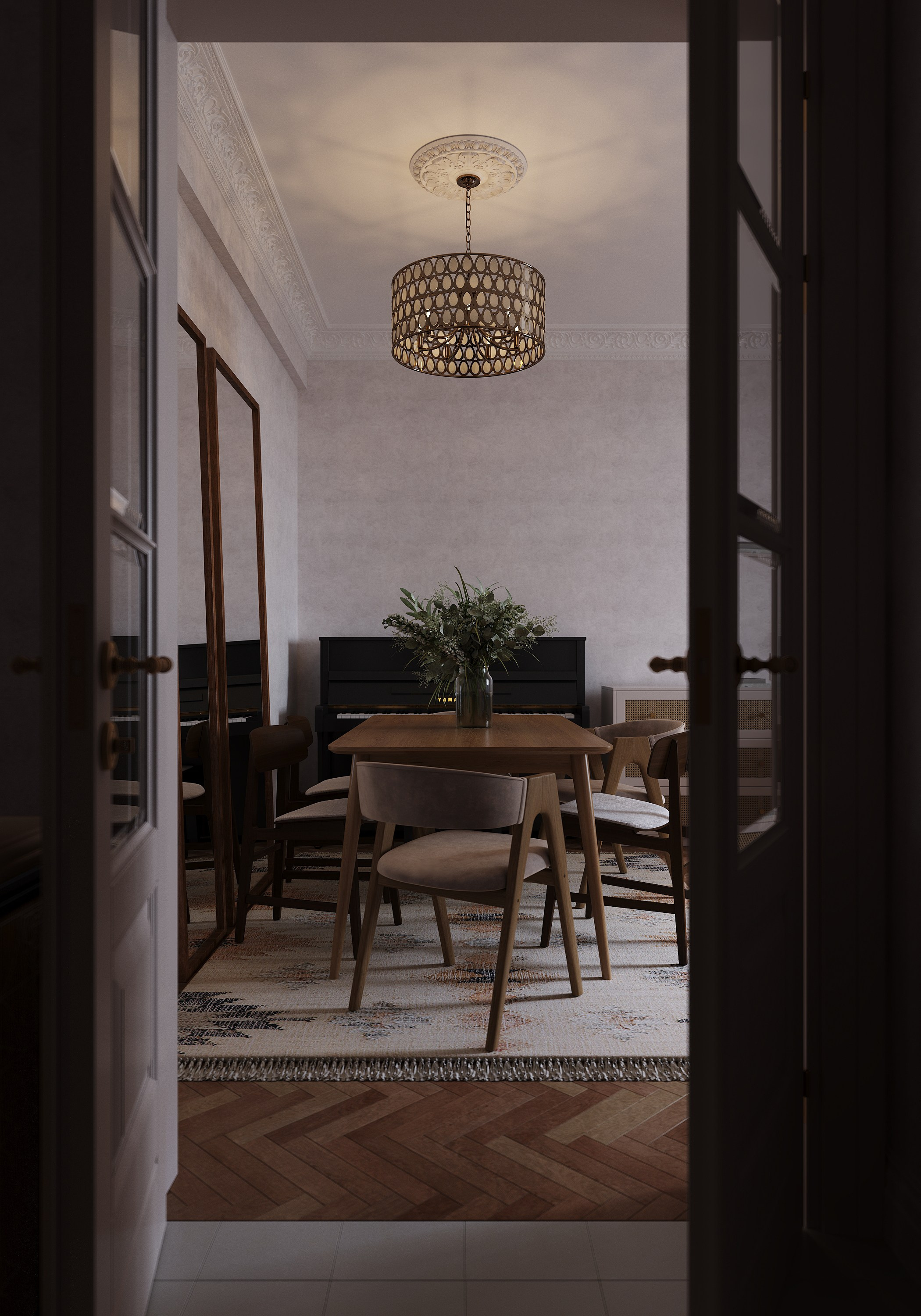 ДП Маяковский. 3D визуализация интерьера