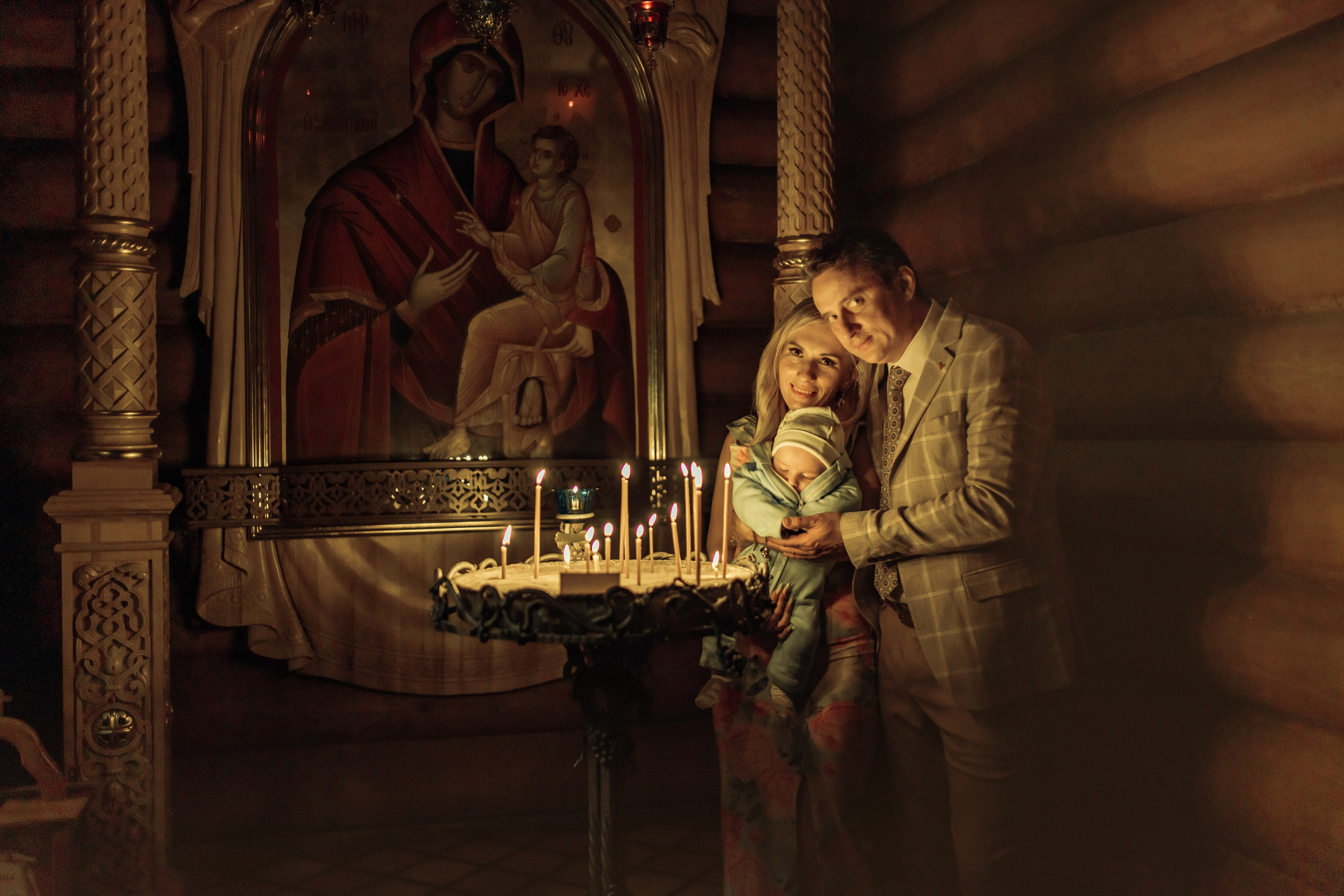 Крещение Михаила, храм Святой Троицы, июнь 2025