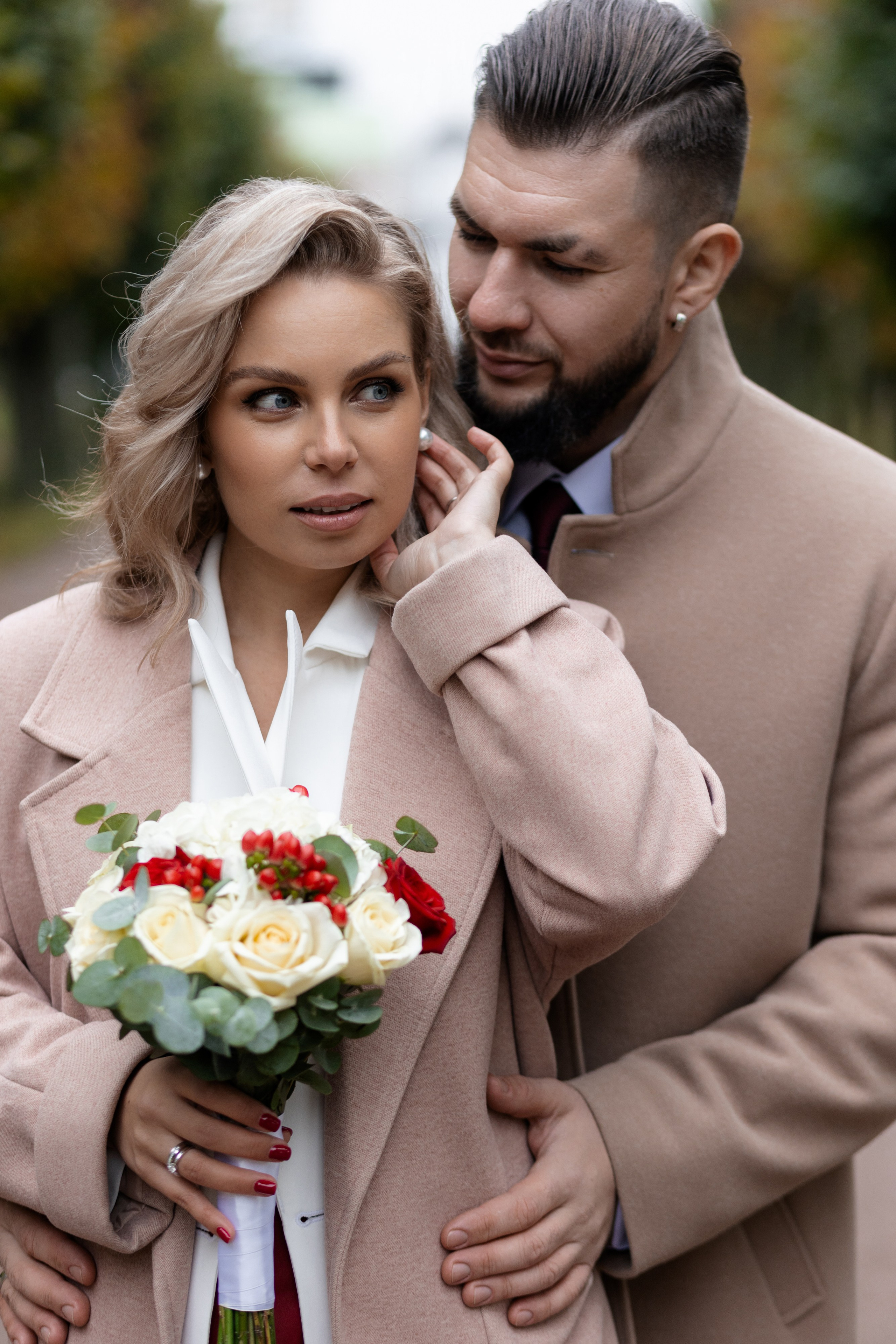 Даниил и Анастасия прогулка по Кусково. Свадебный фотограф в Москве