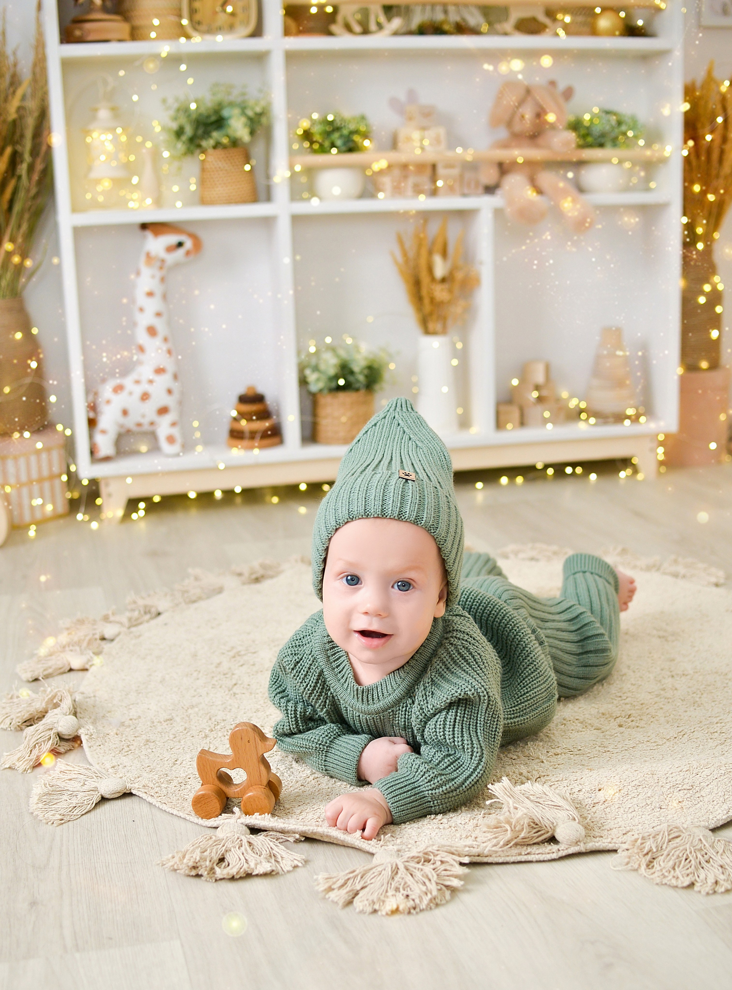 Новогодняя семейная фотосессия в Краснодаре 2023-2024. Фотограф новорожденных Краснодар Малышенко Надежда