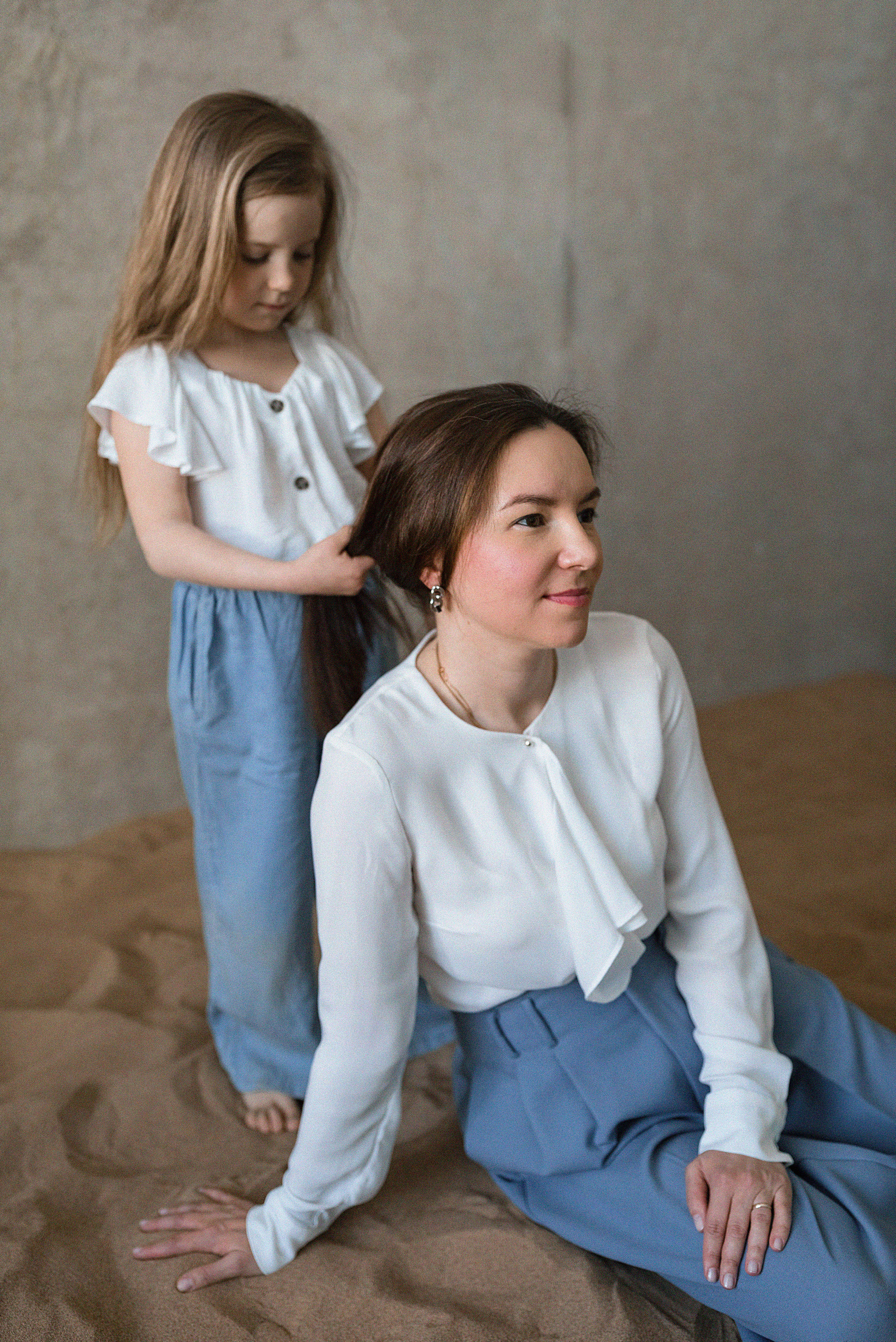 Мама и дочка. Фотосессия. Фотограф Юлия Кондратьева