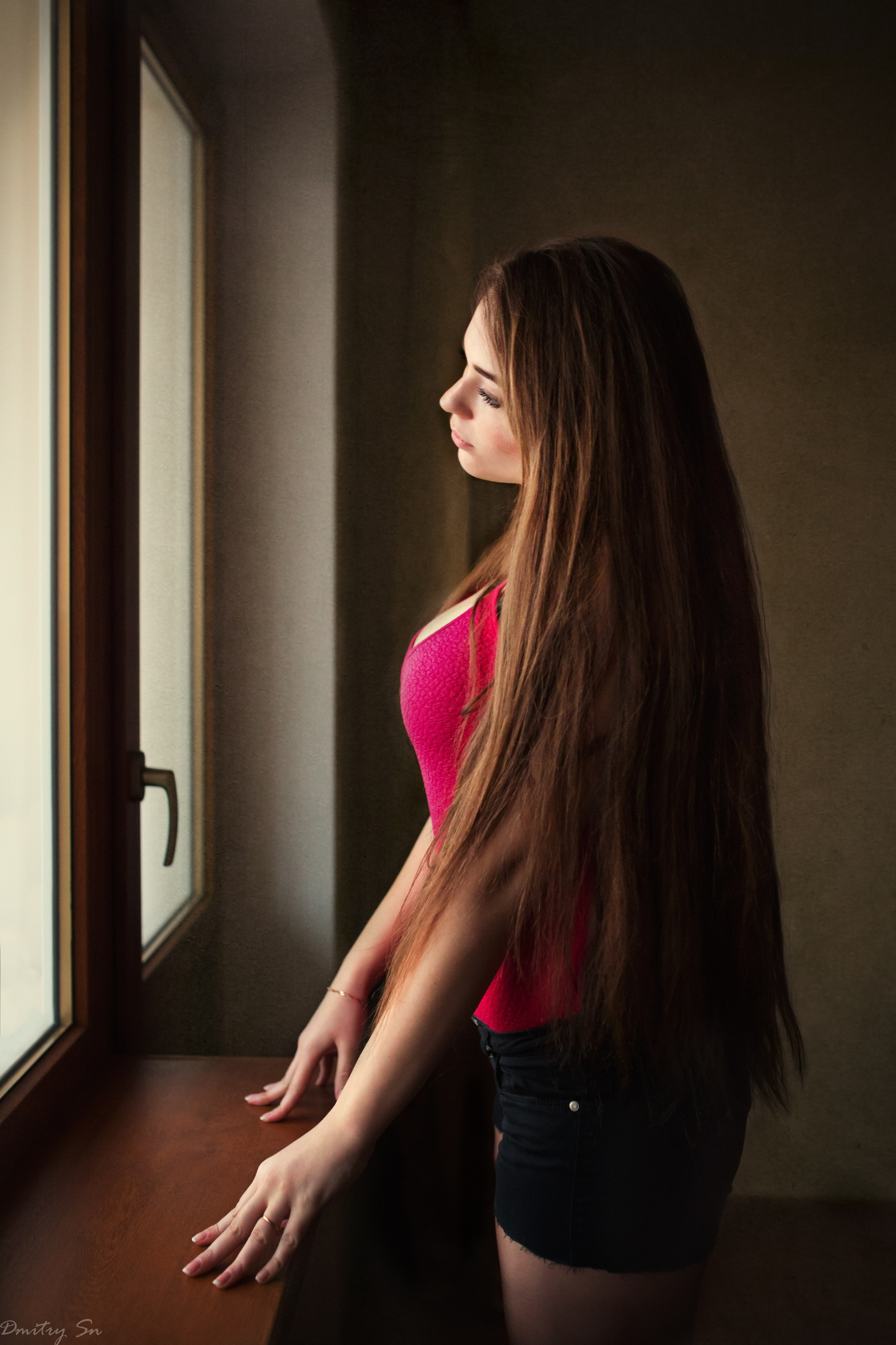 Портреты у окна с Кристиной в формате для «себя»