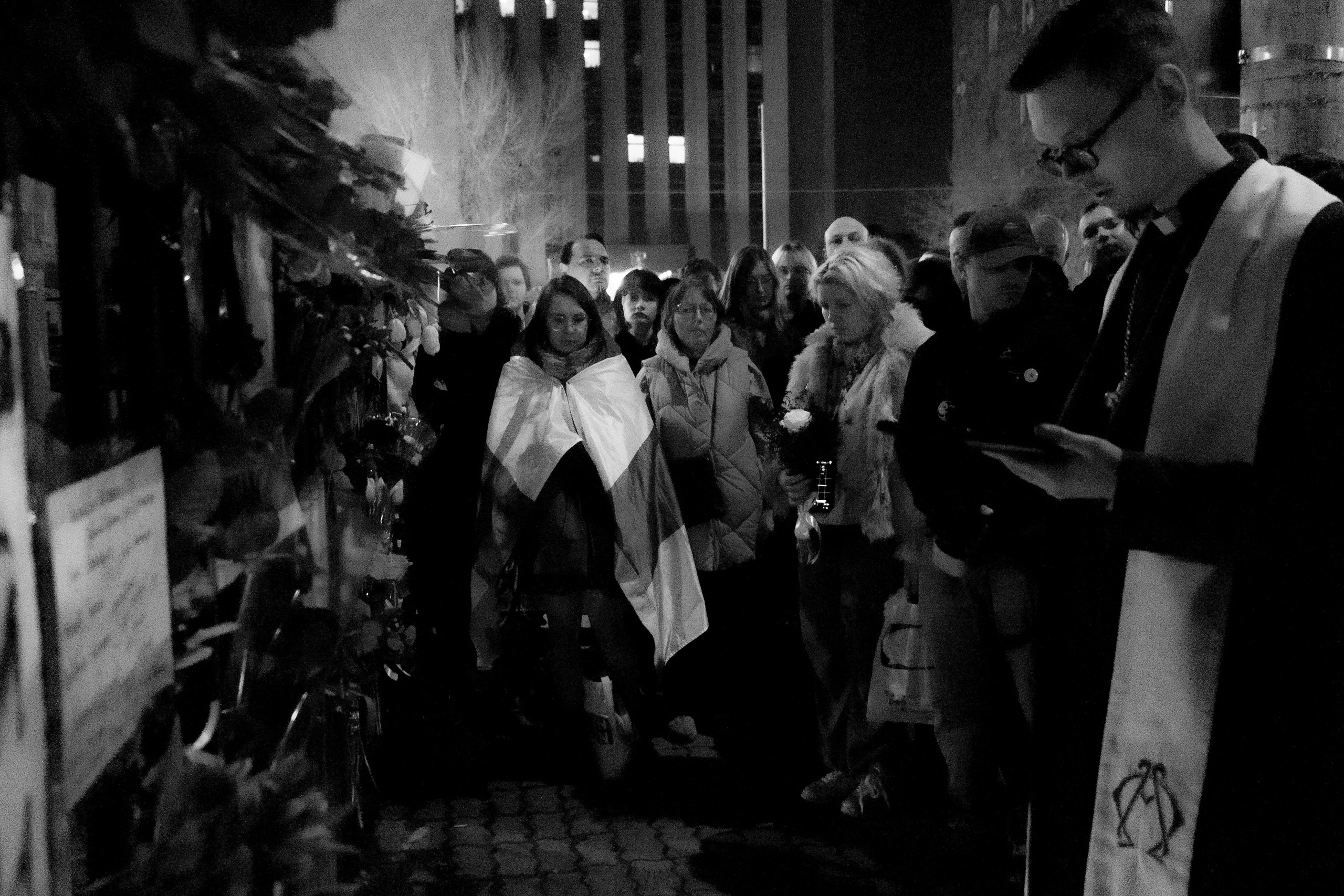 A picket in honor of the anniversary of Alexei Navalny's death. Я — Мария, фотограф/фотохудожник в Санкт-Петербурге