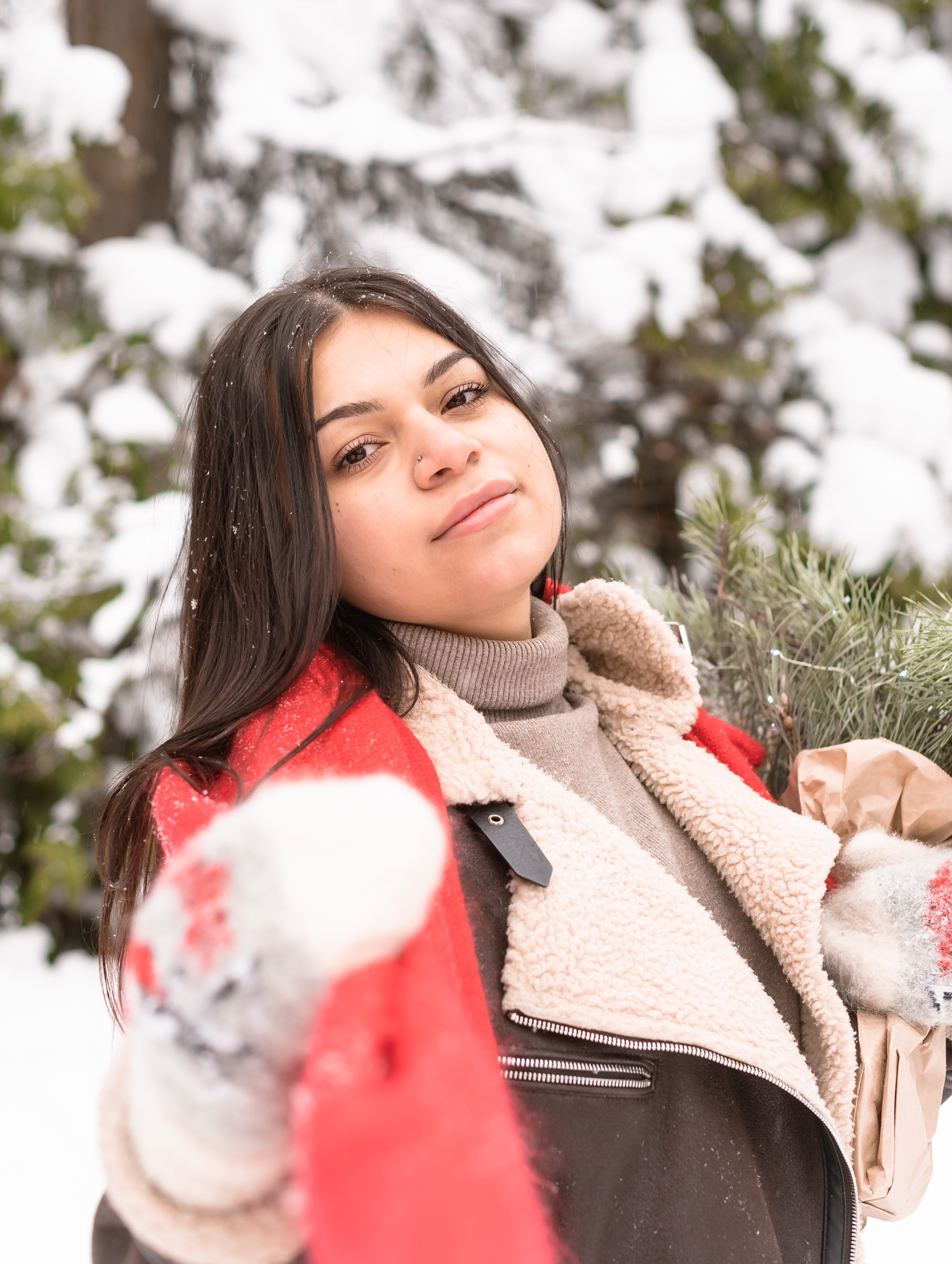 Зимняя прогулка Софии. Фотограф Тула творческие фотосессии недорого Ольга Ромашина