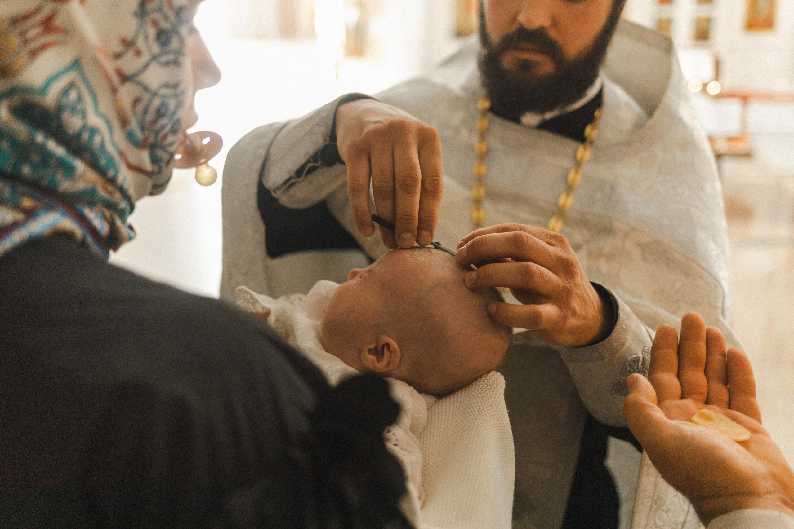 Крещение Стефании. Семейный фотограф в Москве