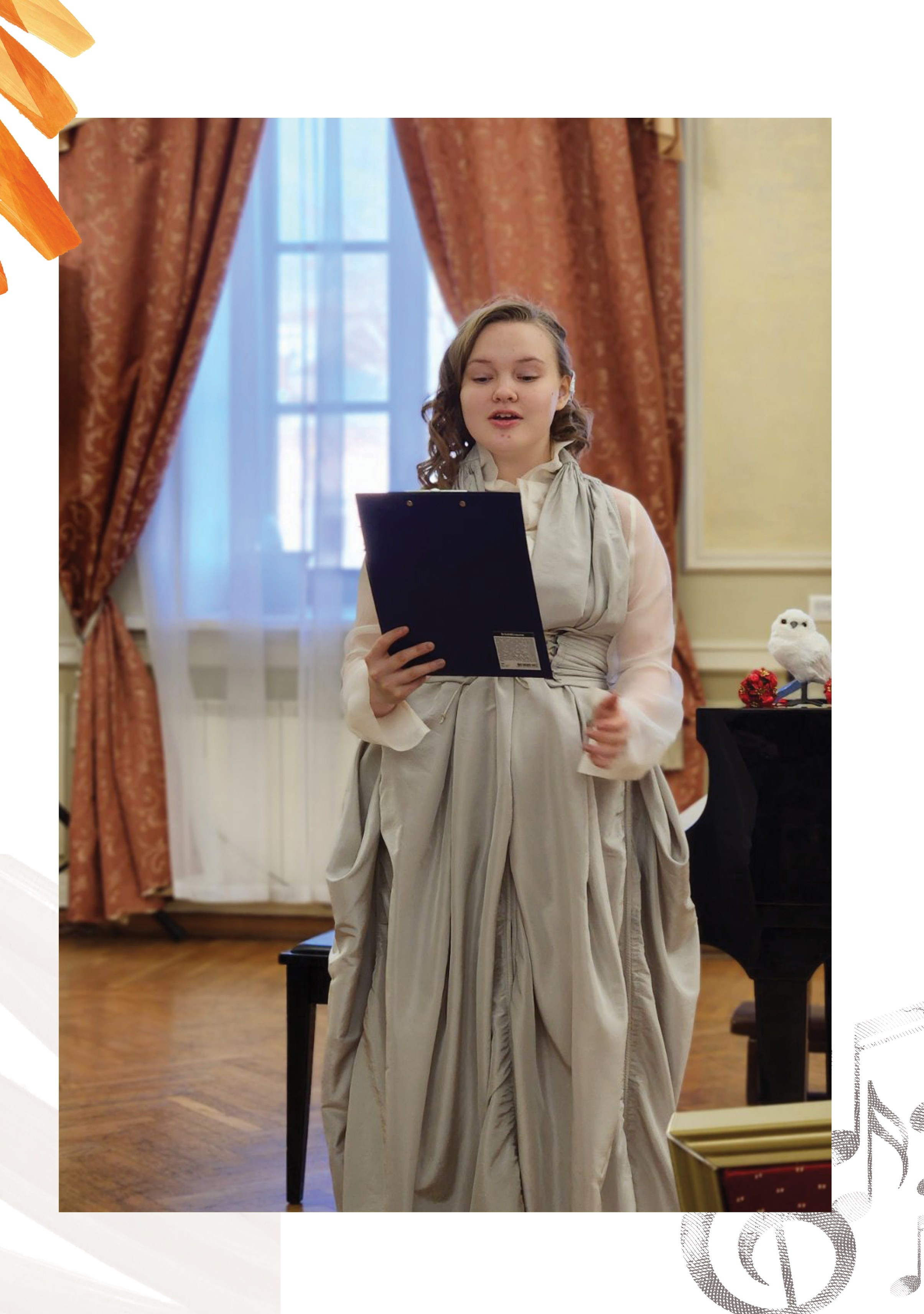 Александра, фортепиано (большой, индивидуальный альбом). Фабрика выпускных альбомов