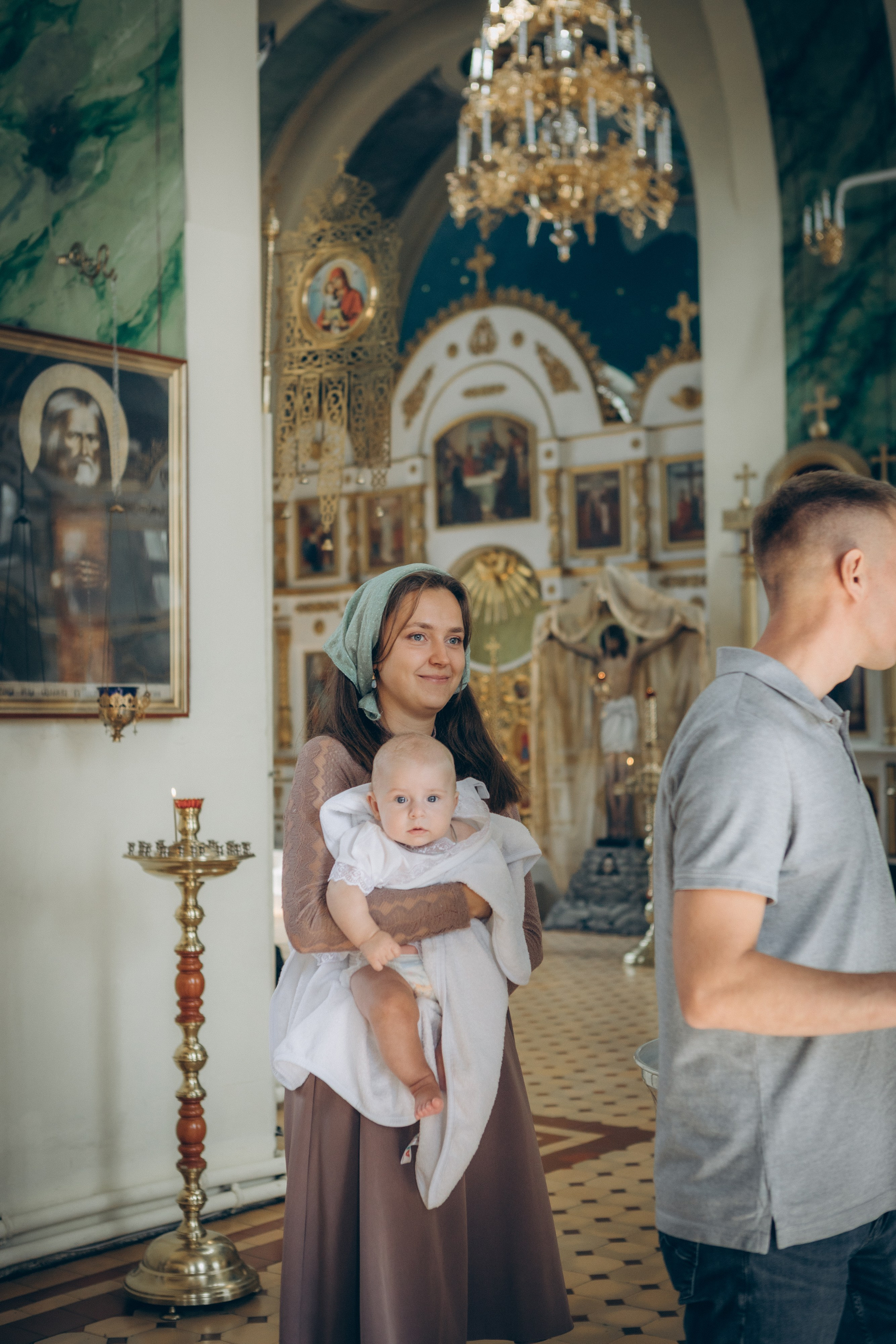 Крещение Тимофея. Семейный фотограф и фотограф на роды в Ростове-на-Дону Мухина Виктория