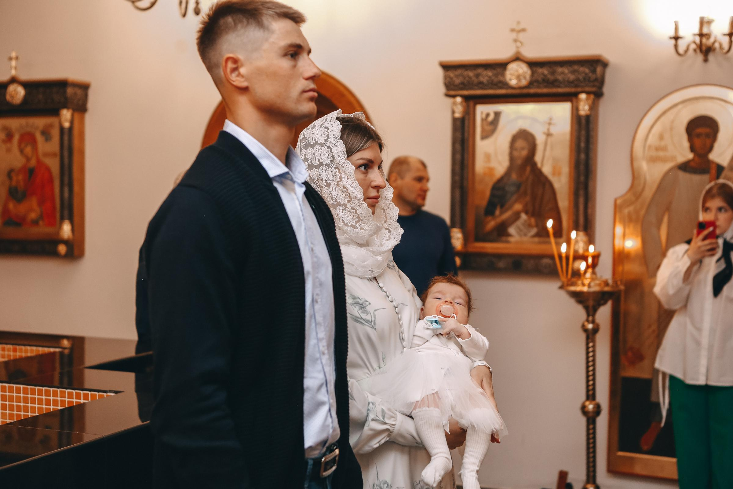 Крещение Елизаветы. Семейный и детский фотограф в Москве Александра Мак