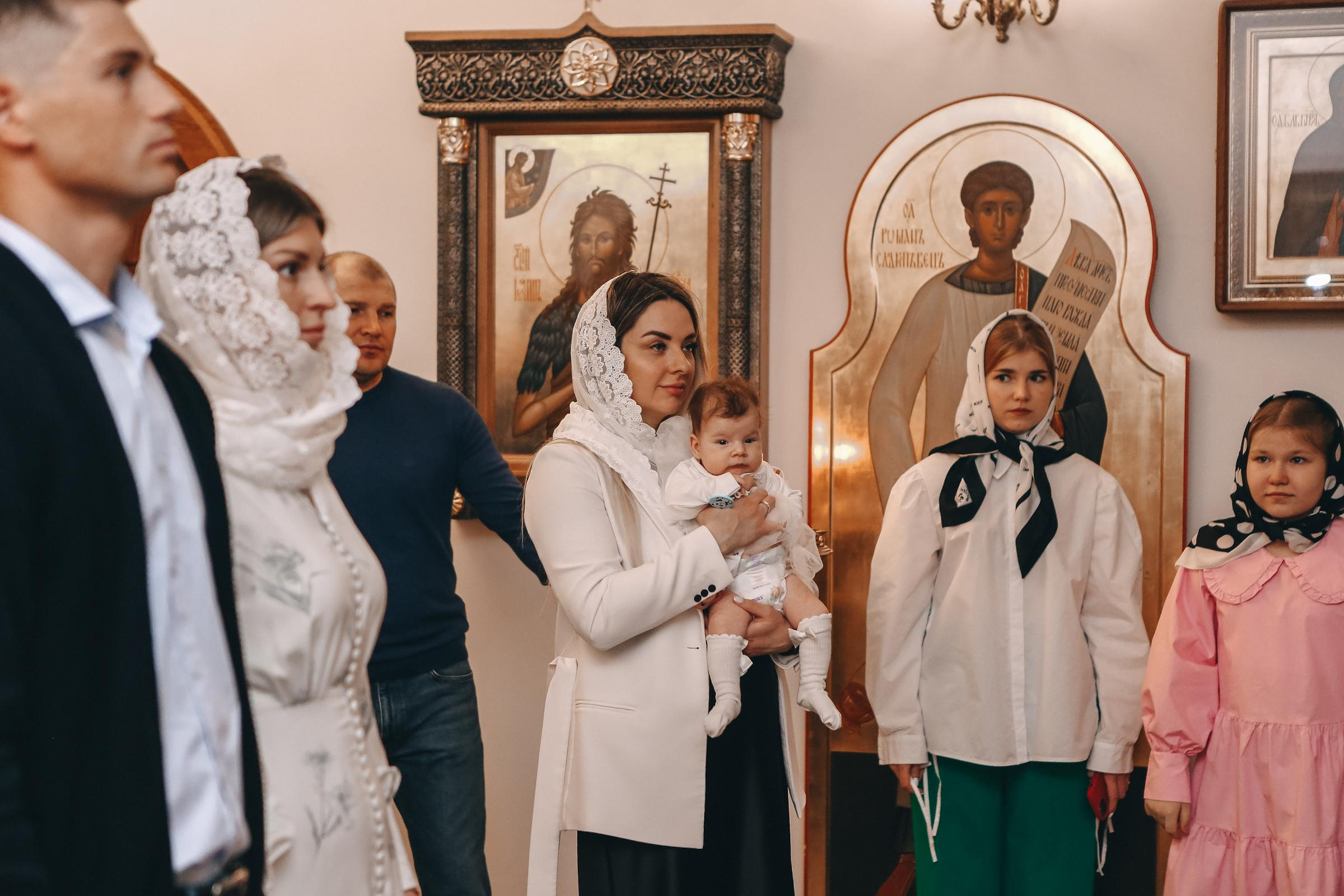 Крещение Елизаветы. Семейный и детский фотограф в Москве Александра Мак