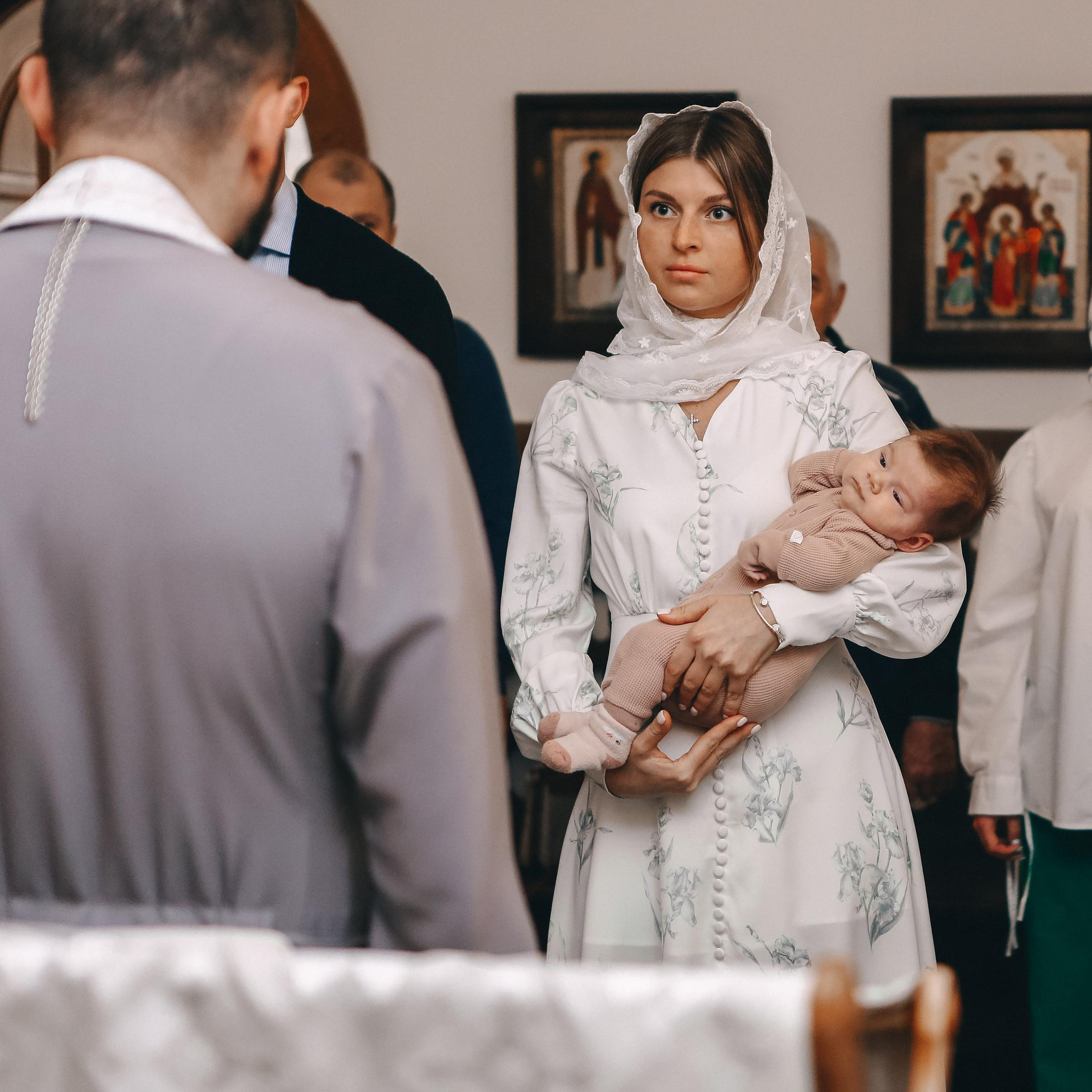 Крещение Елизаветы. Семейный и детский фотограф в Москве Александра Мак