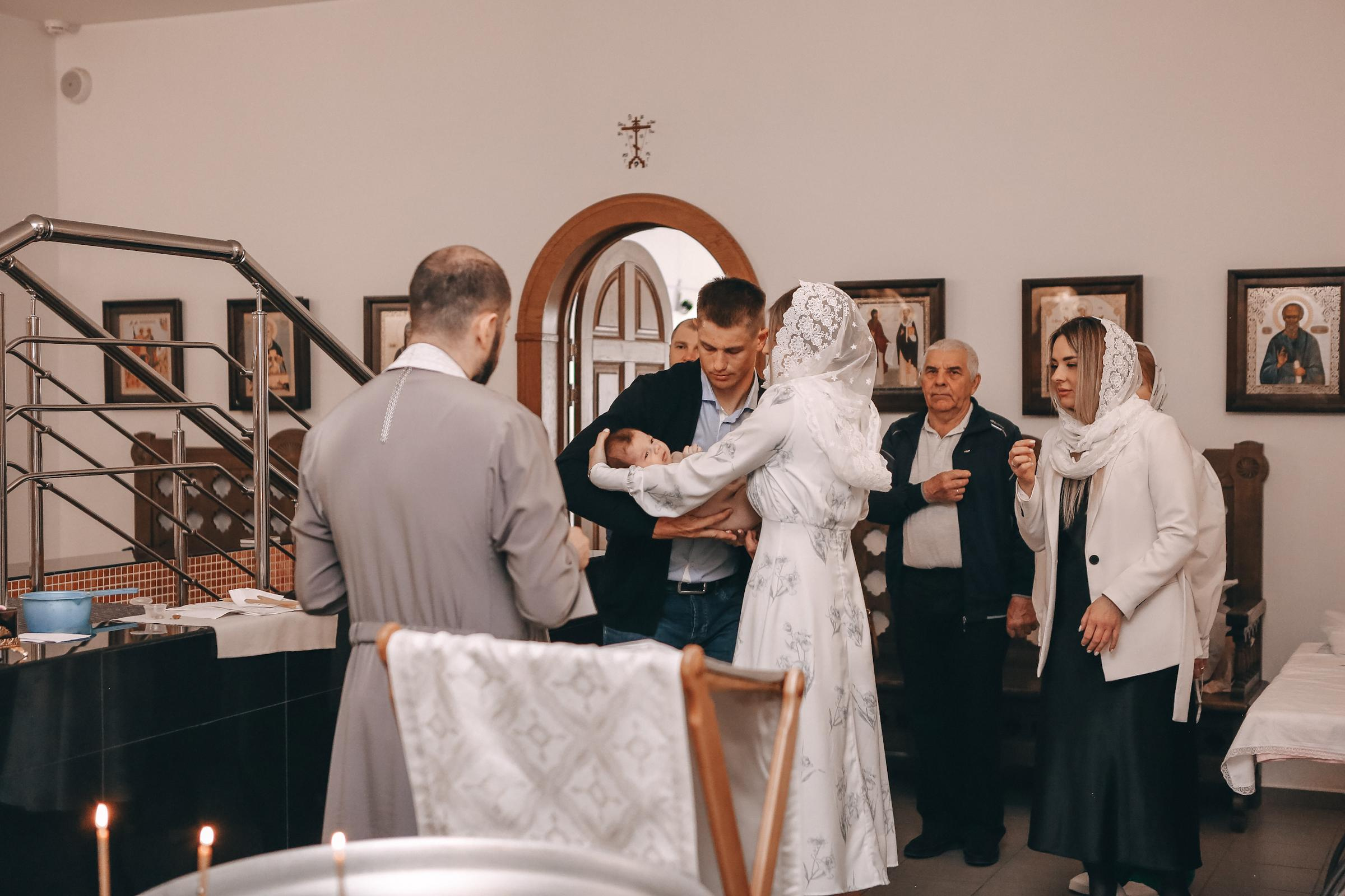 Крещение Елизаветы. Семейный и детский фотограф в Москве Александра Мак