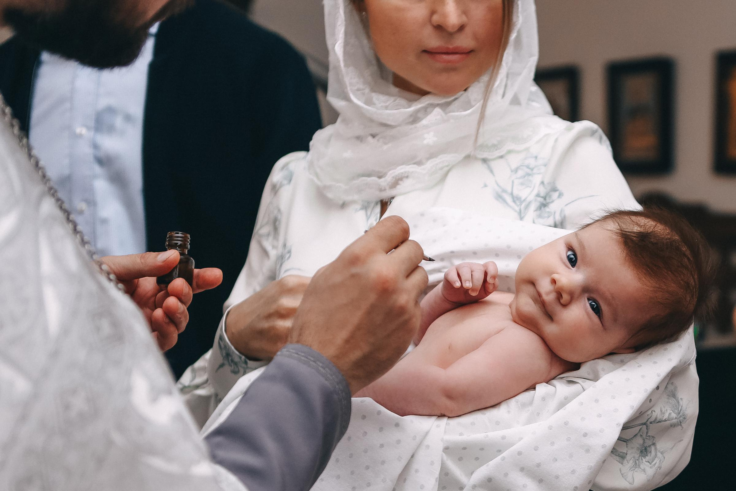Крещение Елизаветы. Семейный и детский фотограф в Москве Александра Мак