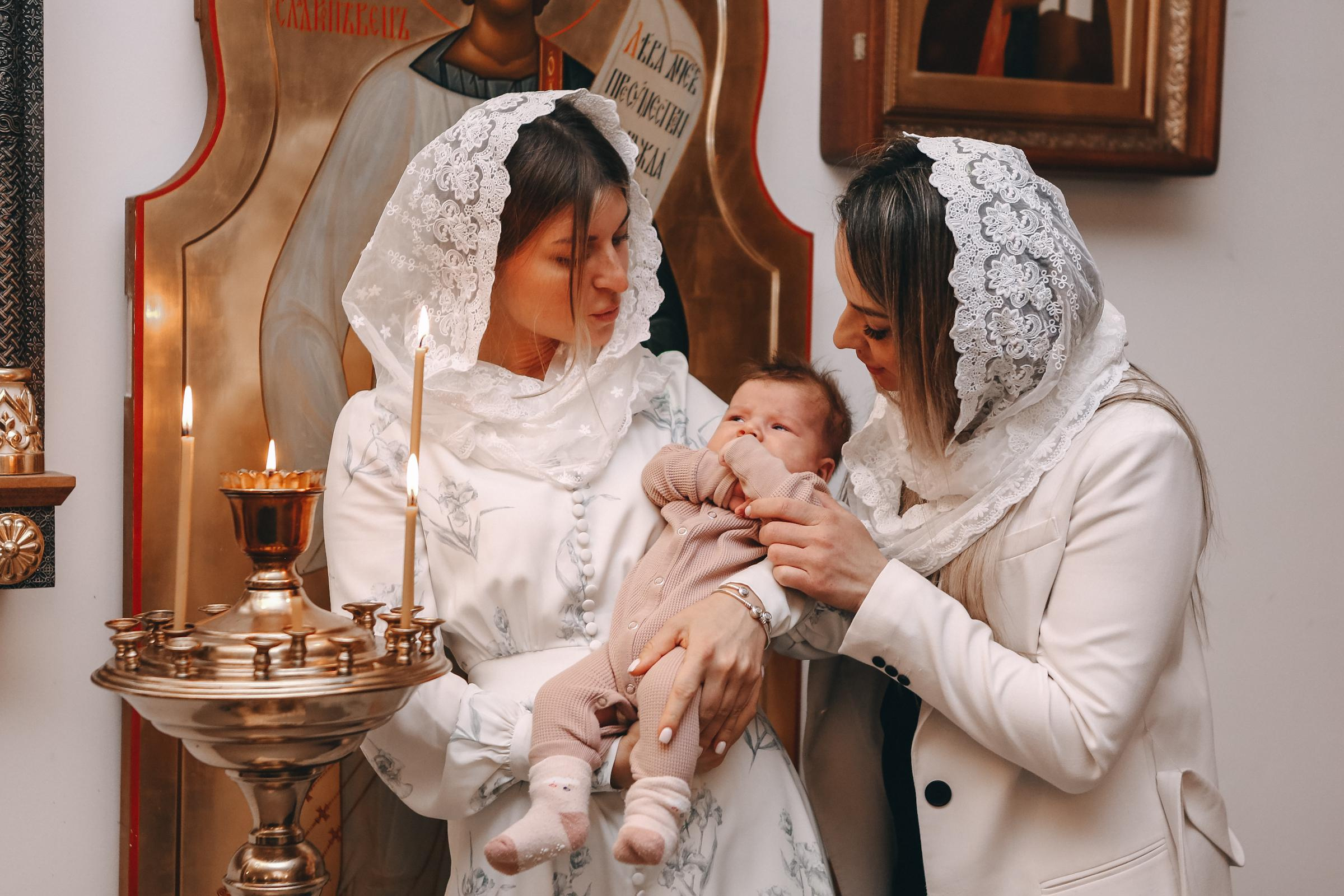 Крещение Елизаветы. Семейный и детский фотограф в Москве Александра Мак