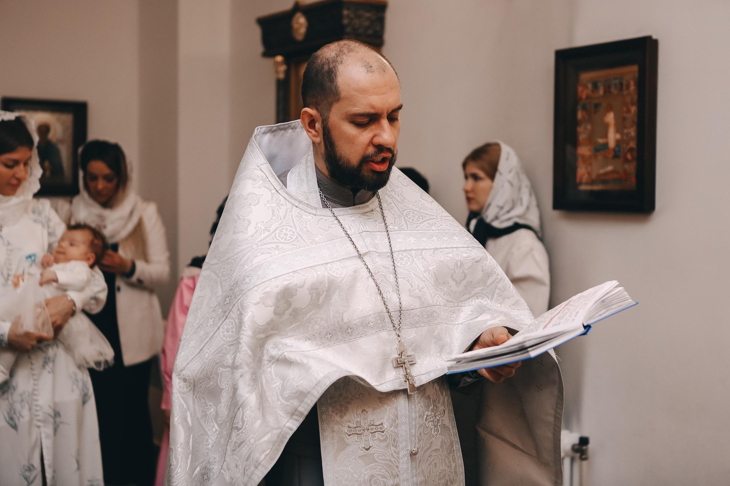 Крещение Елизаветы. Семейный и детский фотограф в Москве Александра Мак