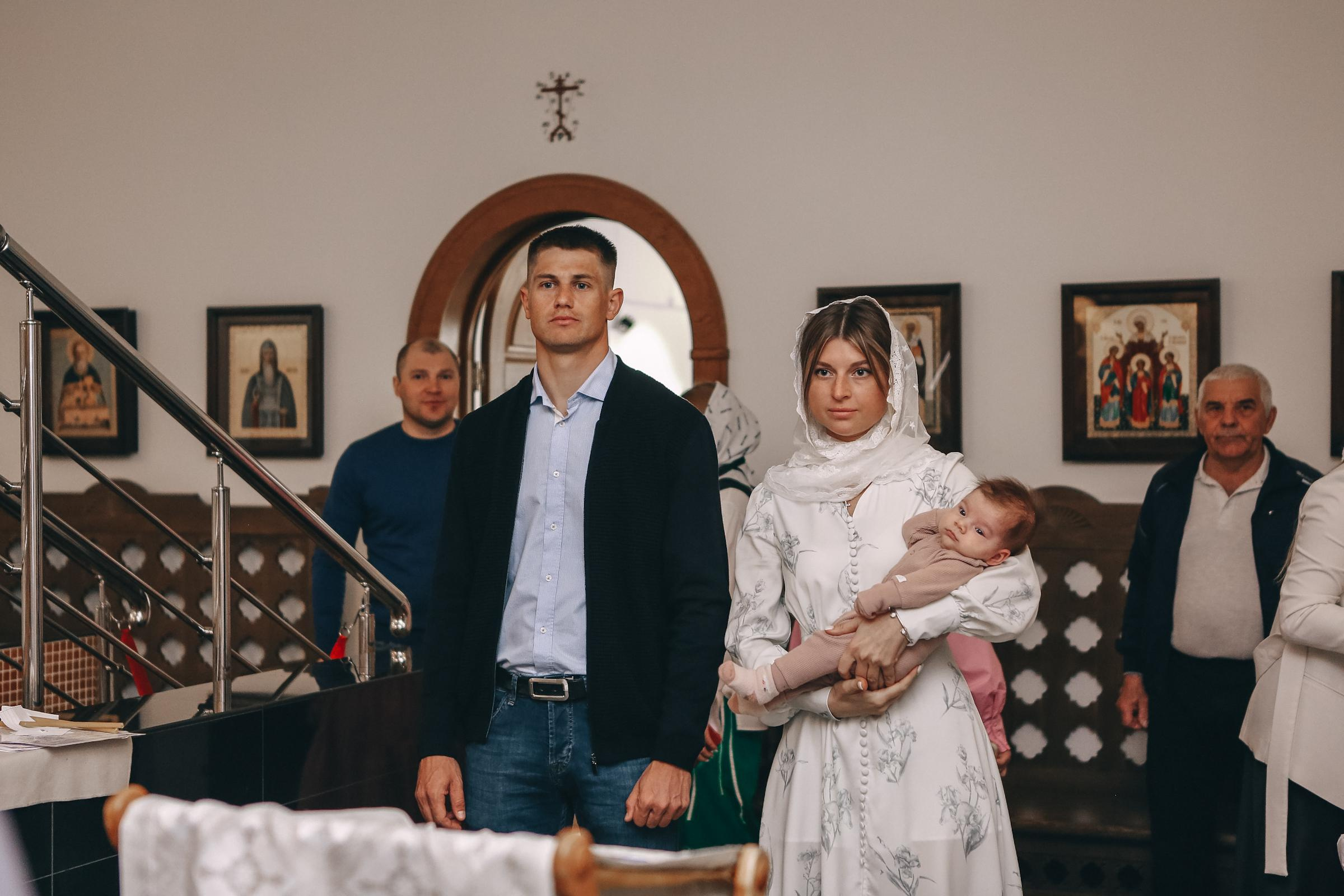 Крещение Елизаветы. Семейный и детский фотограф в Москве Александра Мак